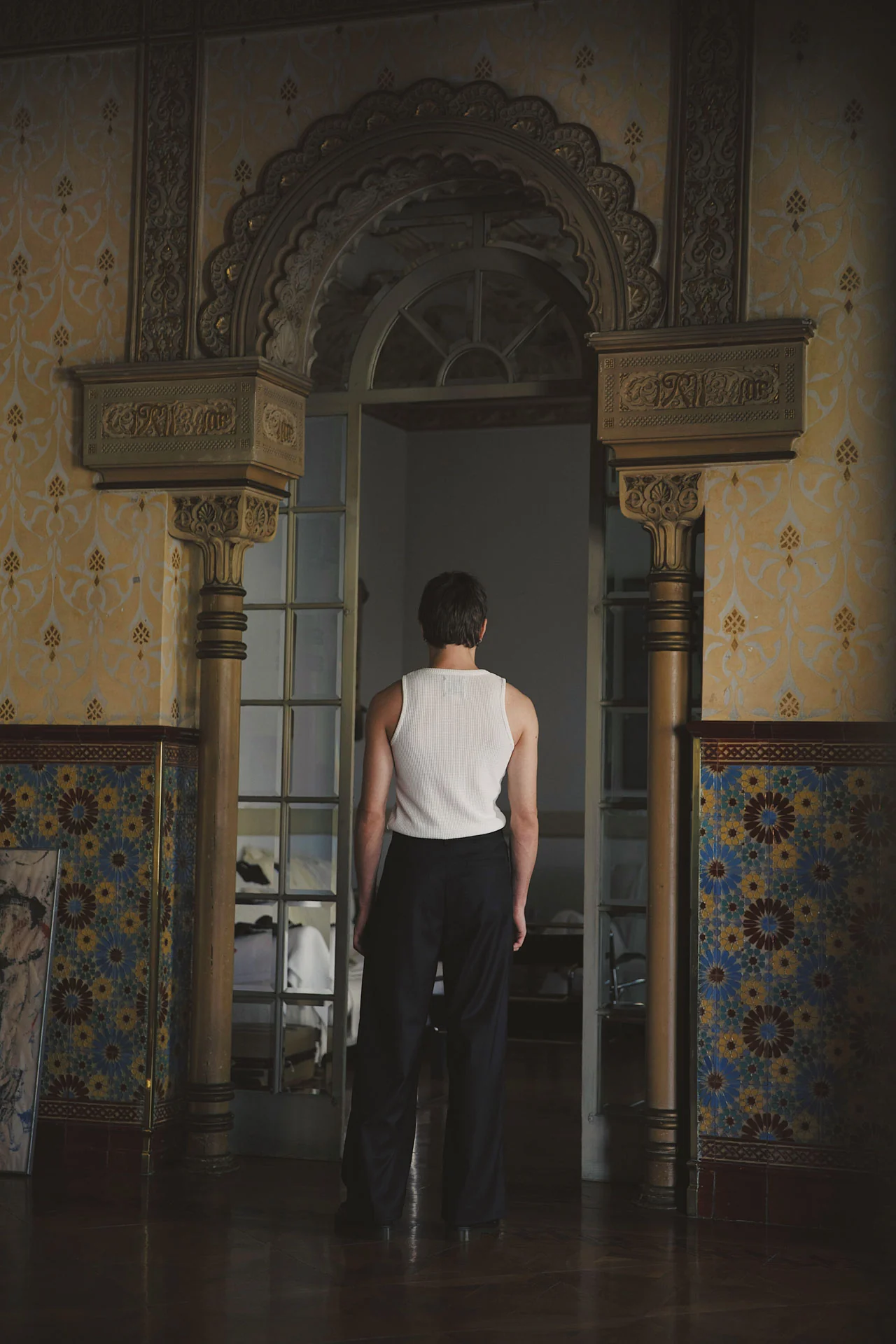 Andersen Waffle Tank, White - Image 6