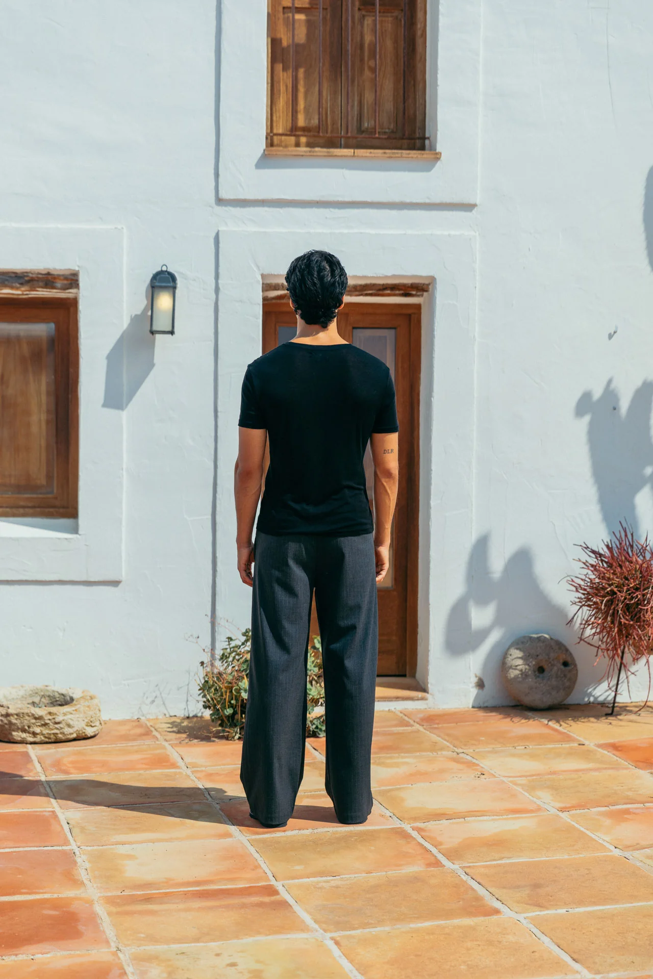 Andre Tencel T-Shirt, Black - Image 5