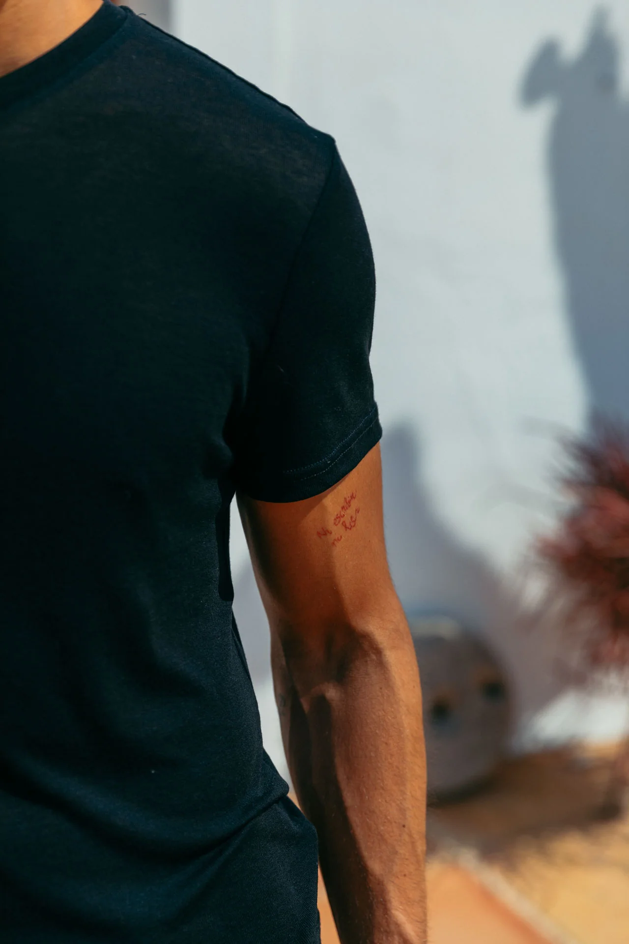 Andre Tencel T-Shirt, Black - Image 6