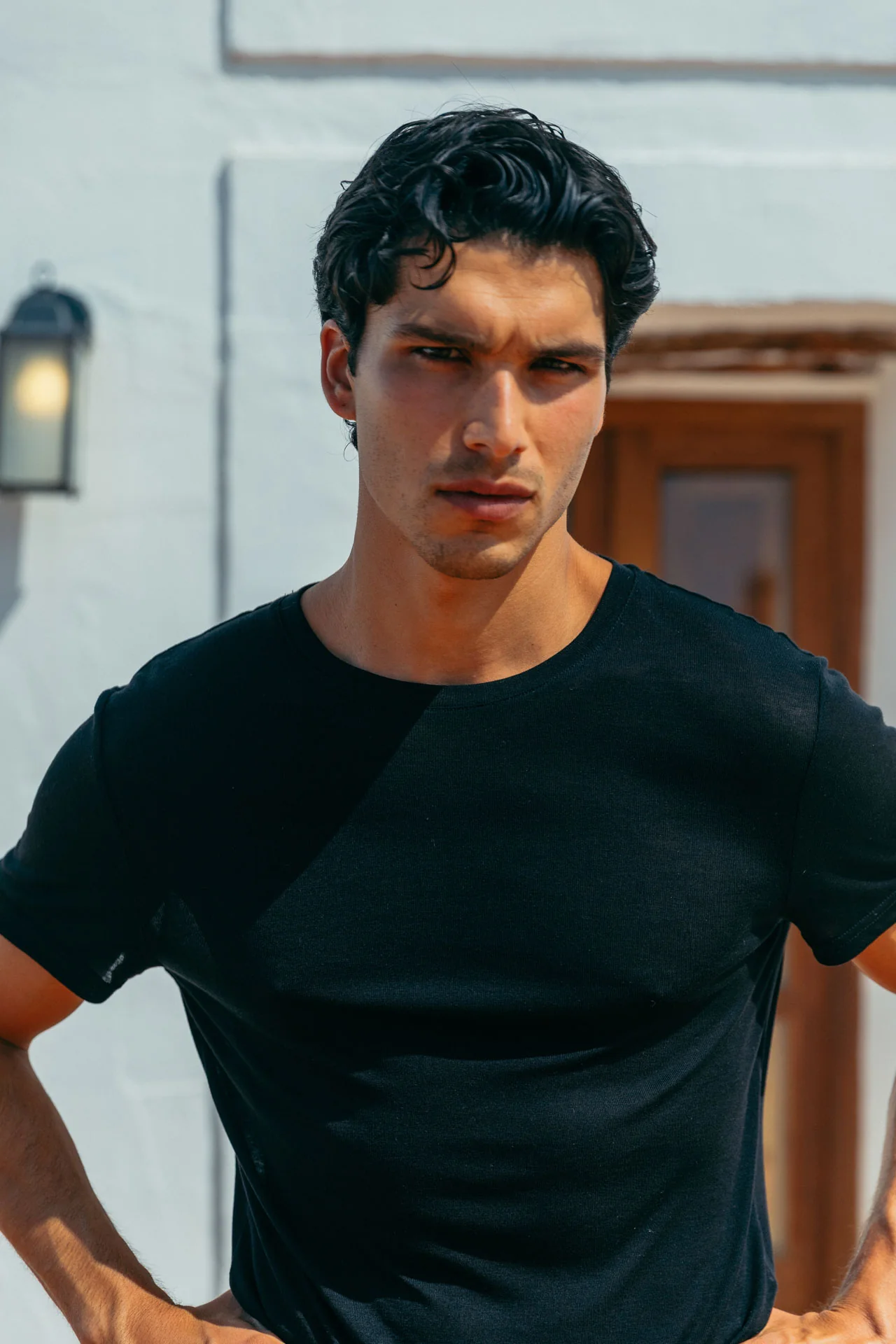 Andre Tencel T-Shirt, Black - Image 7