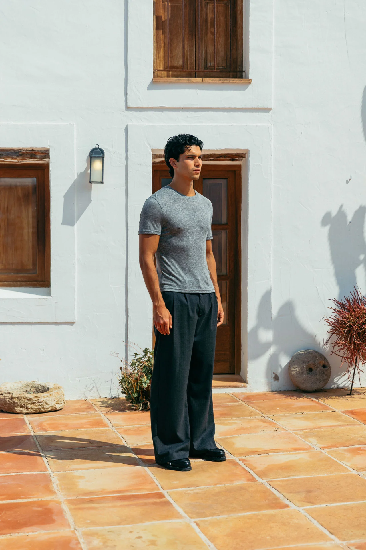 Andre Tencel T-Shirt, Grey - Image 4