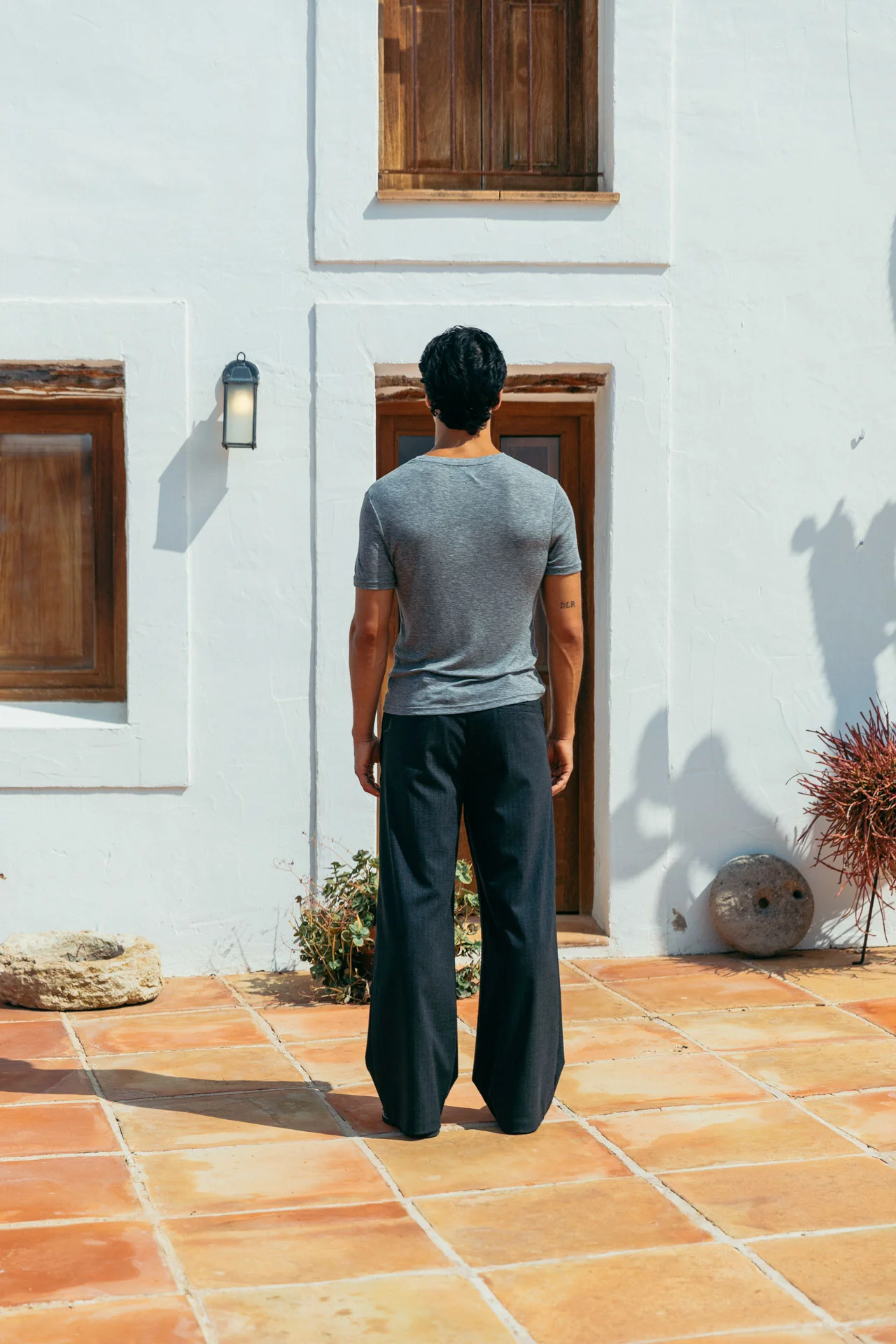 Andre Tencel T-Shirt, Grey - Image 5