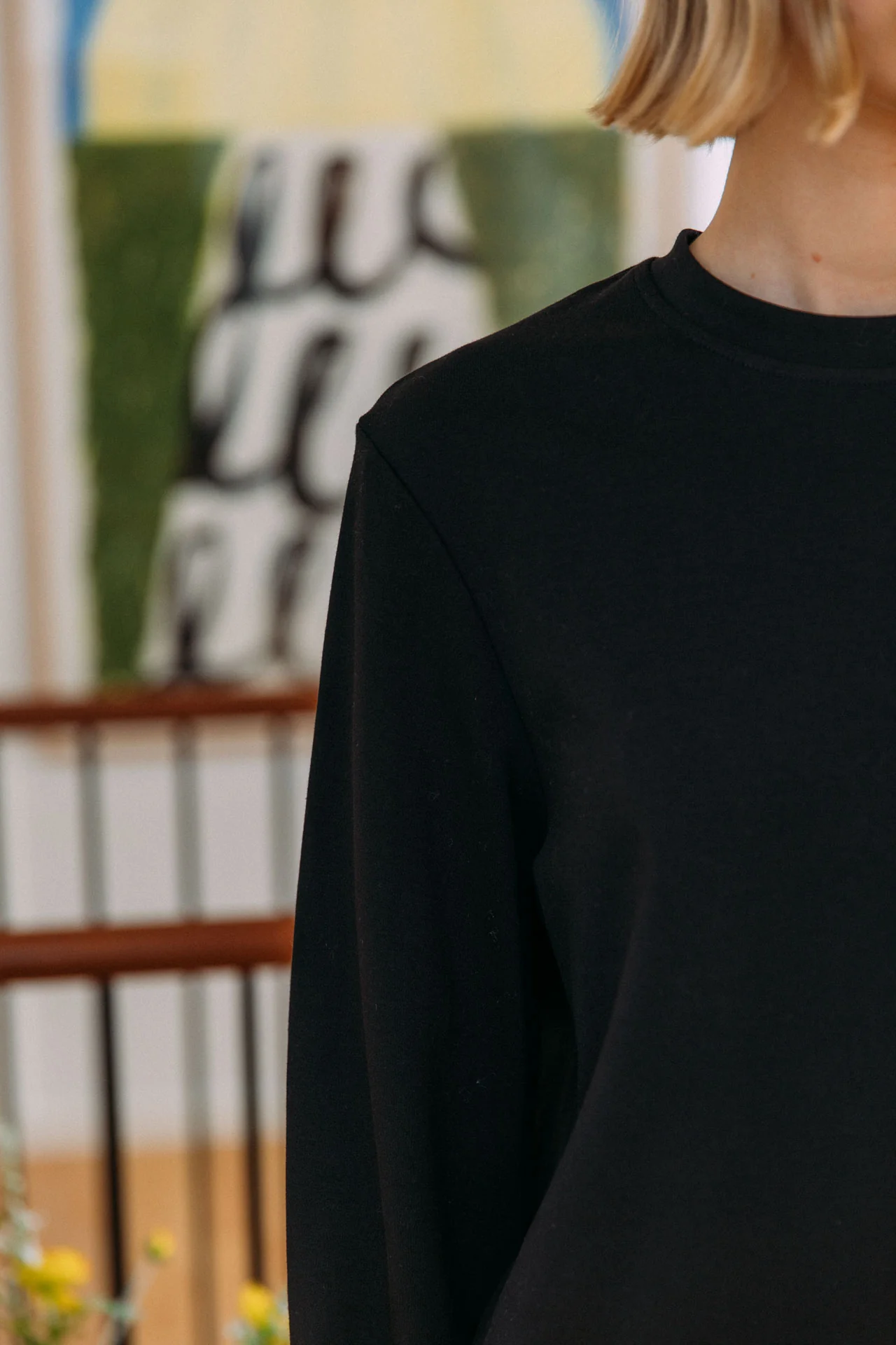 Antonio Cotton T-Shirt, Black - Image 10