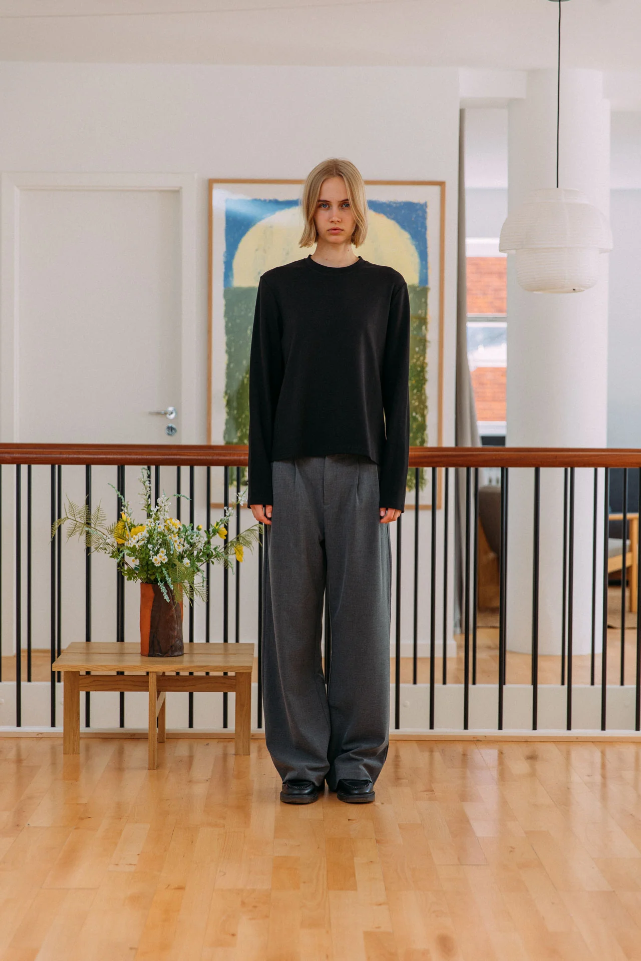 Antonio Cotton T-Shirt, Black - Image 5