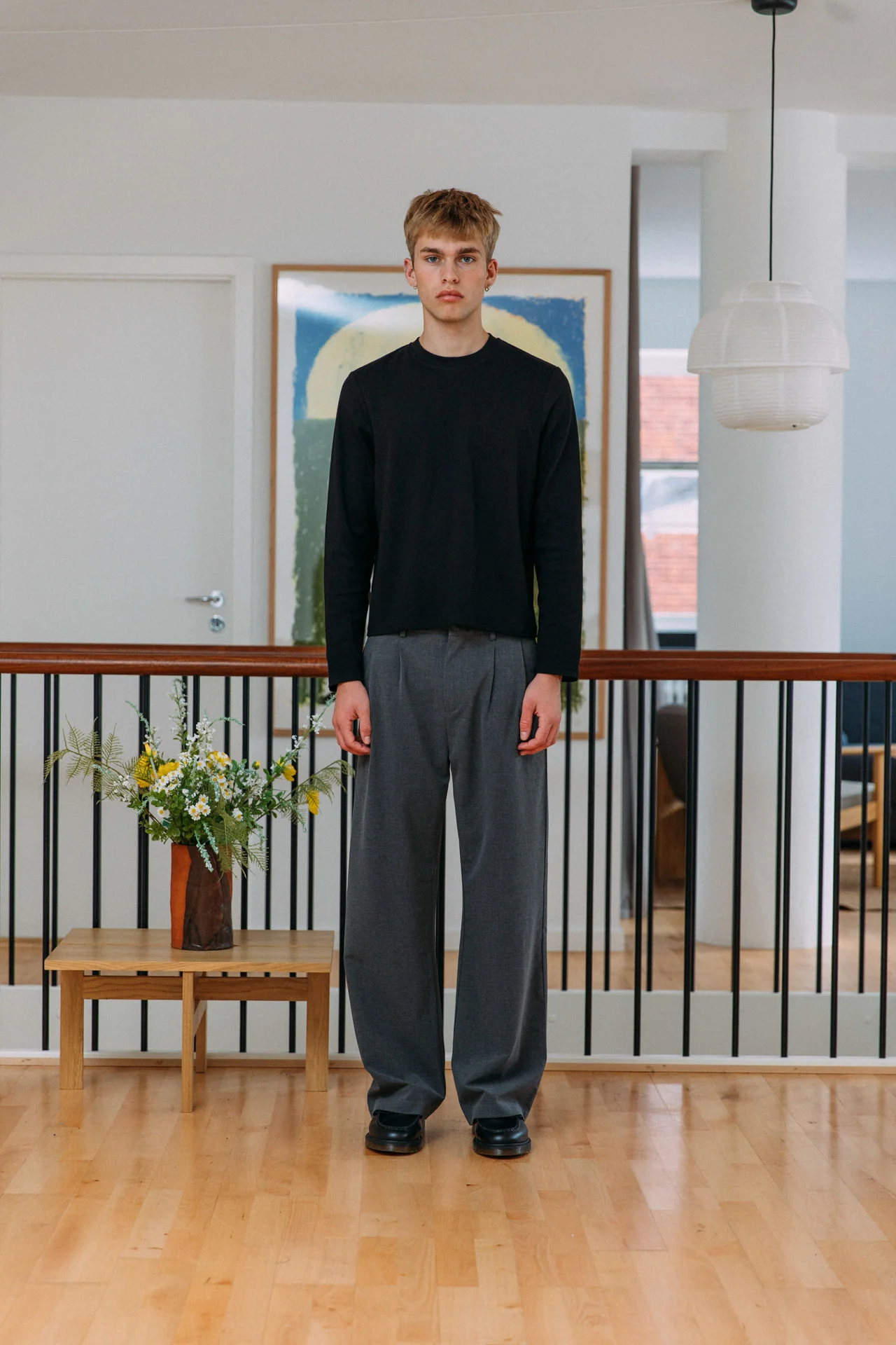 Antonio Cotton T-Shirt, Black - Image 9