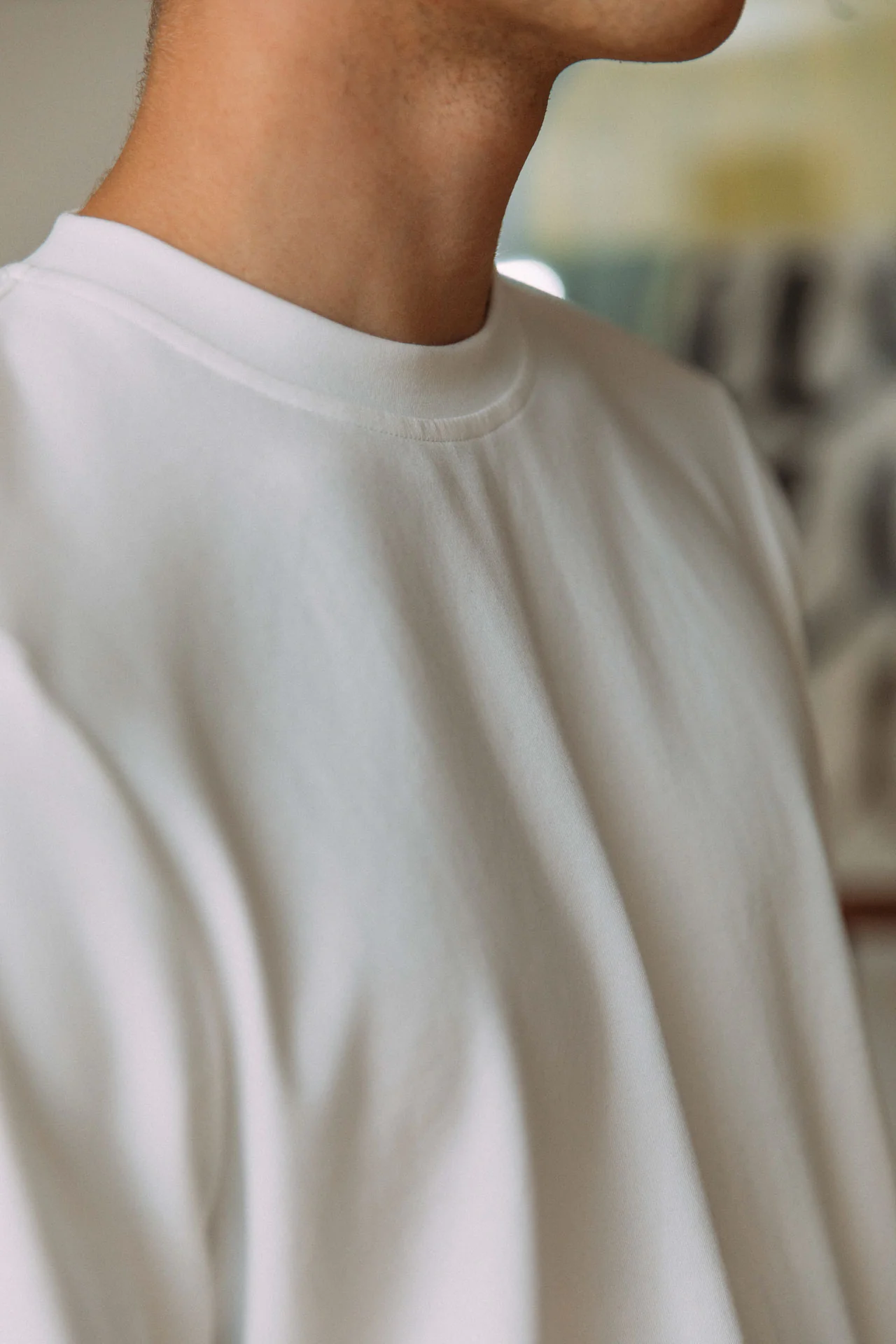 Antonio Cotton T-Shirt, White - Image 10