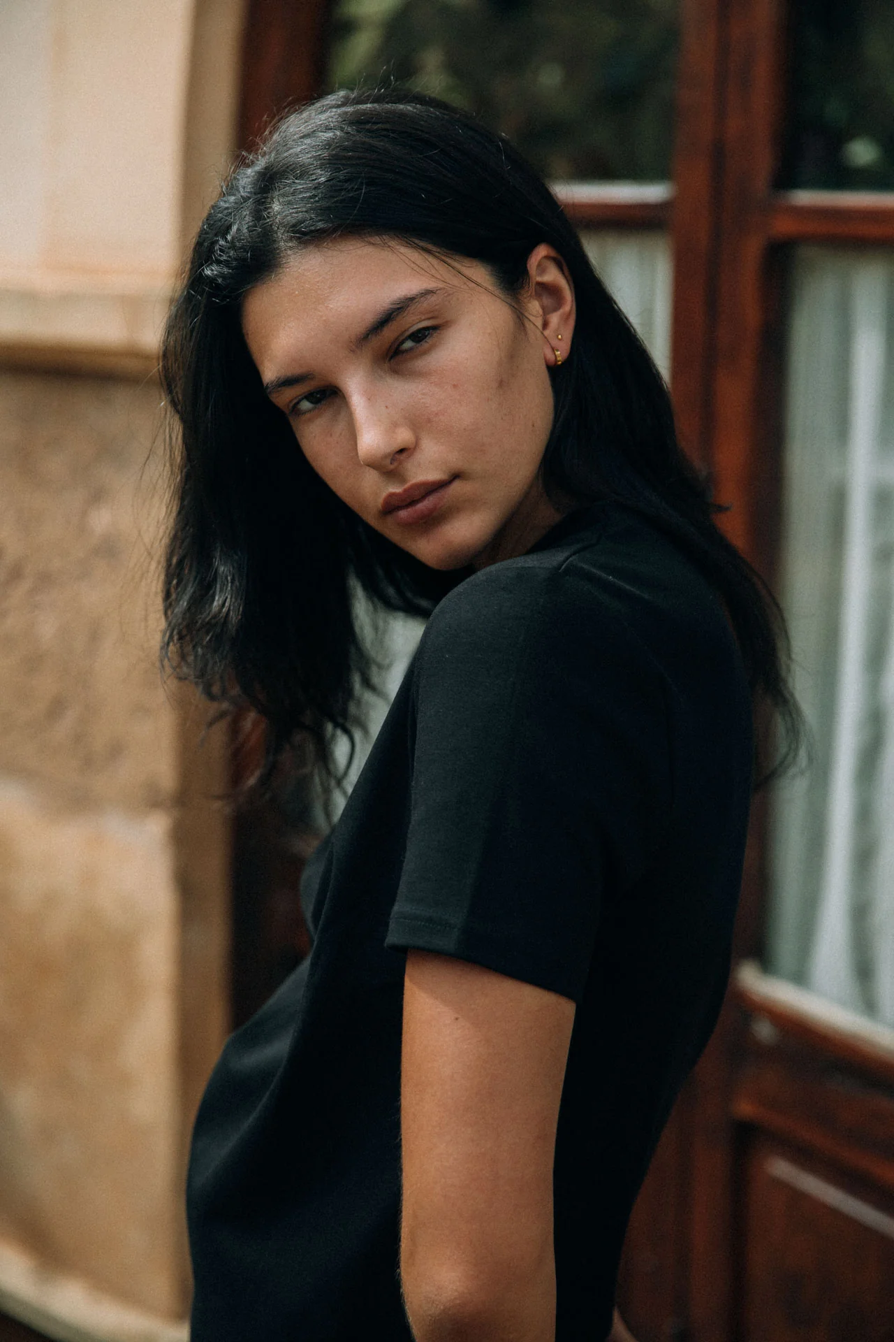 Brando Fitted T-Shirt, Black - Image 7