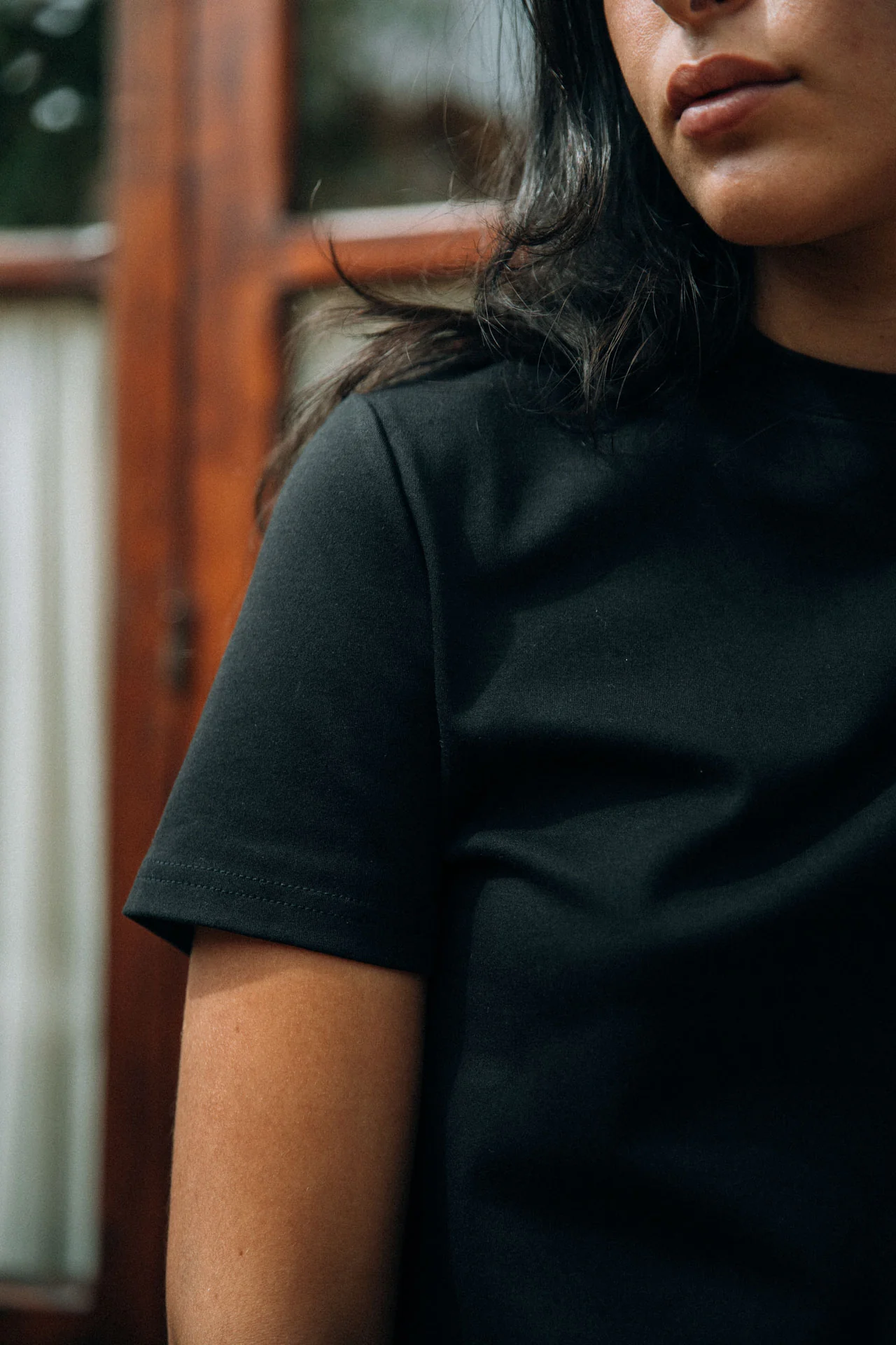 Brando Fitted T-Shirt, Black - Image 8