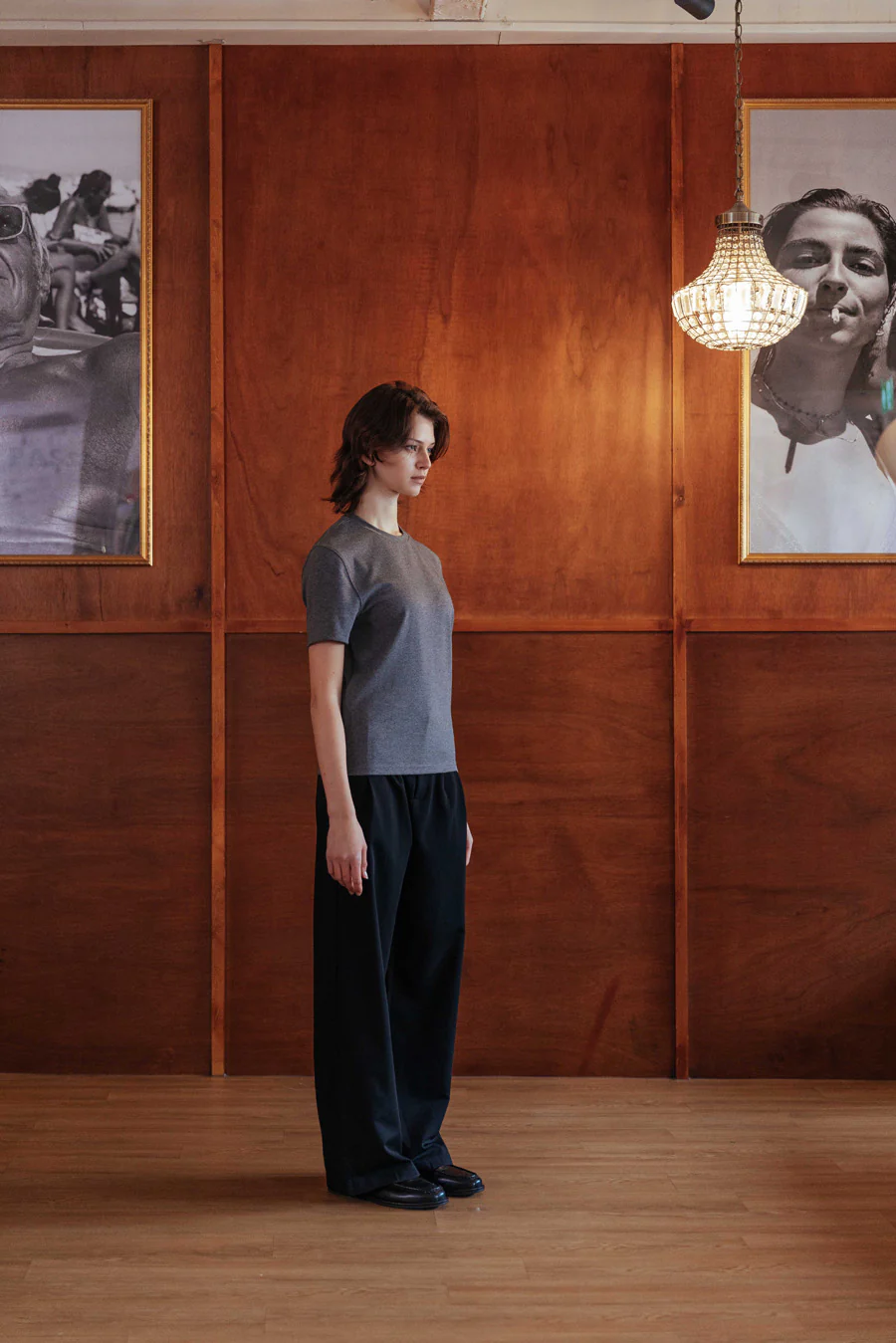 Brando Fitted T-Shirt, Dark Grey - Image 10