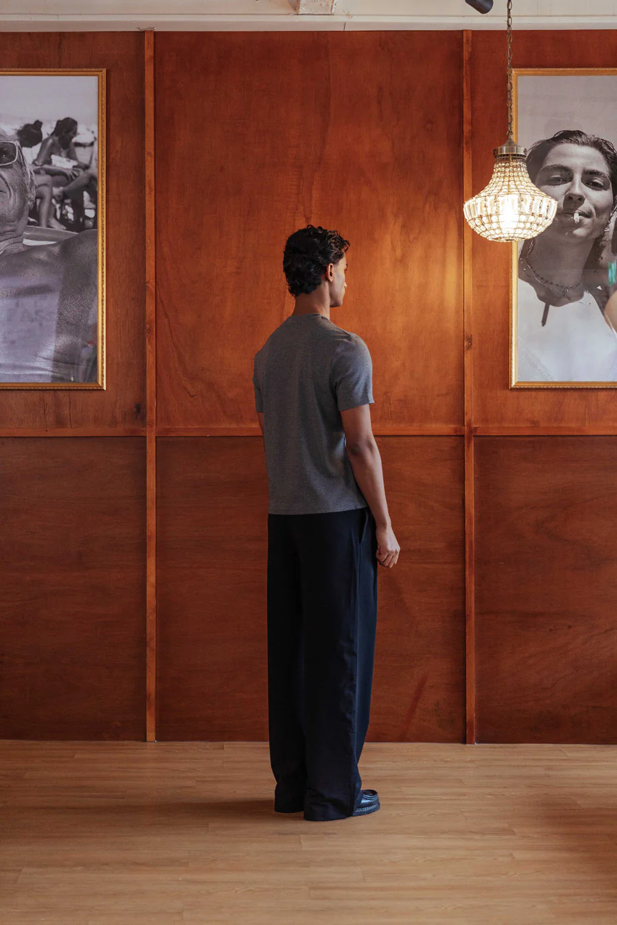 Brando Fitted T-Shirt, Dark Grey - Image 5