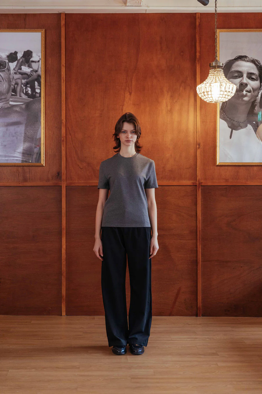 Brando Fitted T-Shirt, Dark Grey - Image 9