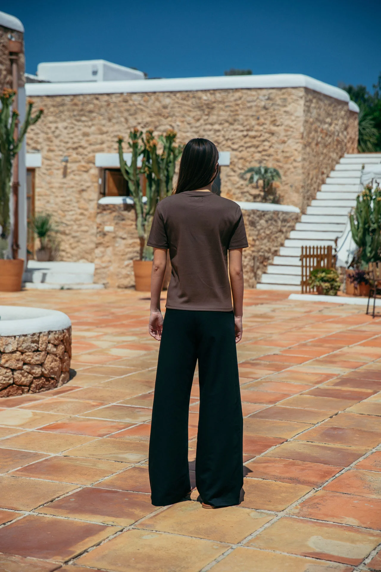 Brando Fitted T-Shirt, Brown - Image 10