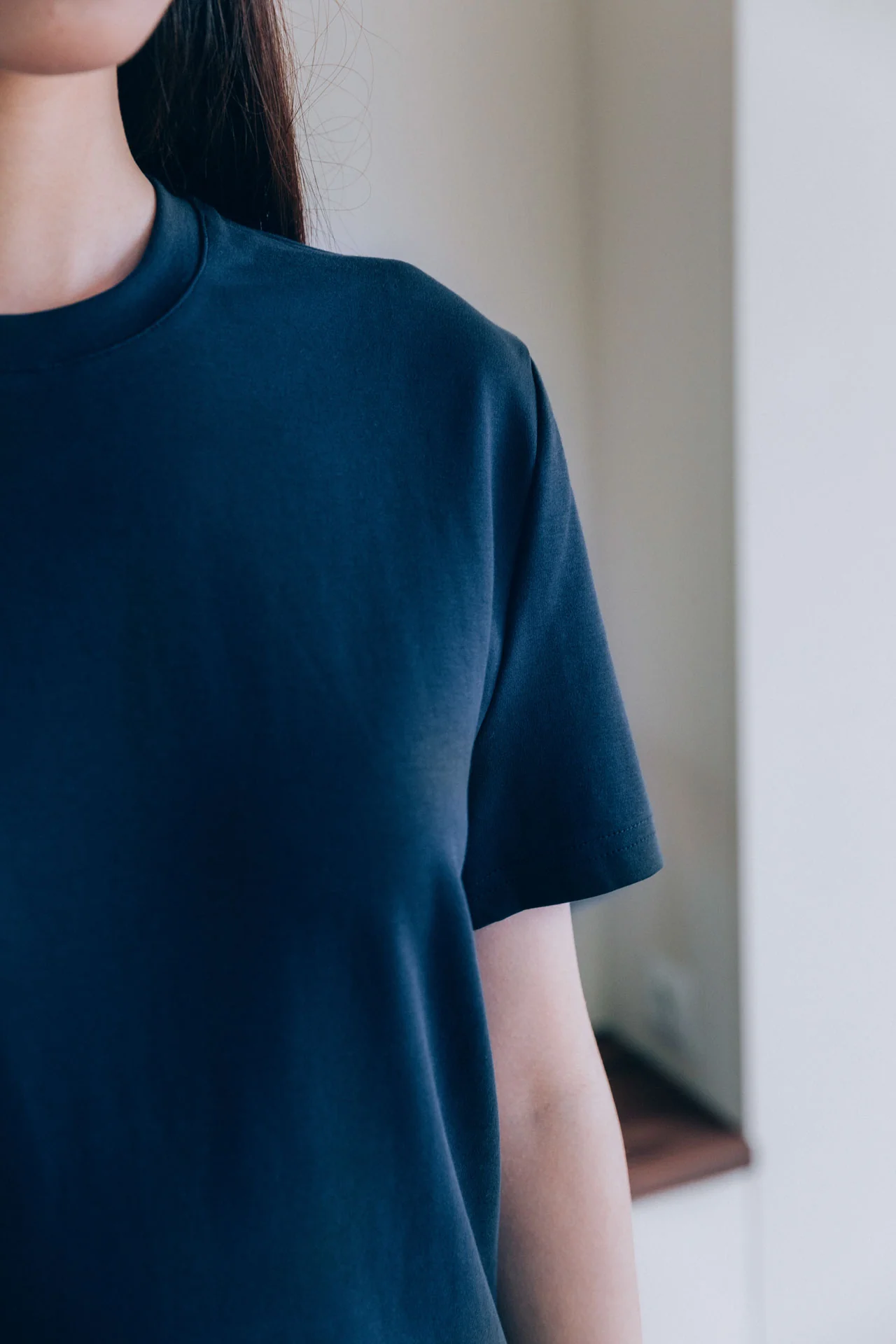 Brando Fitted T-Shirt, Navy - Image 12