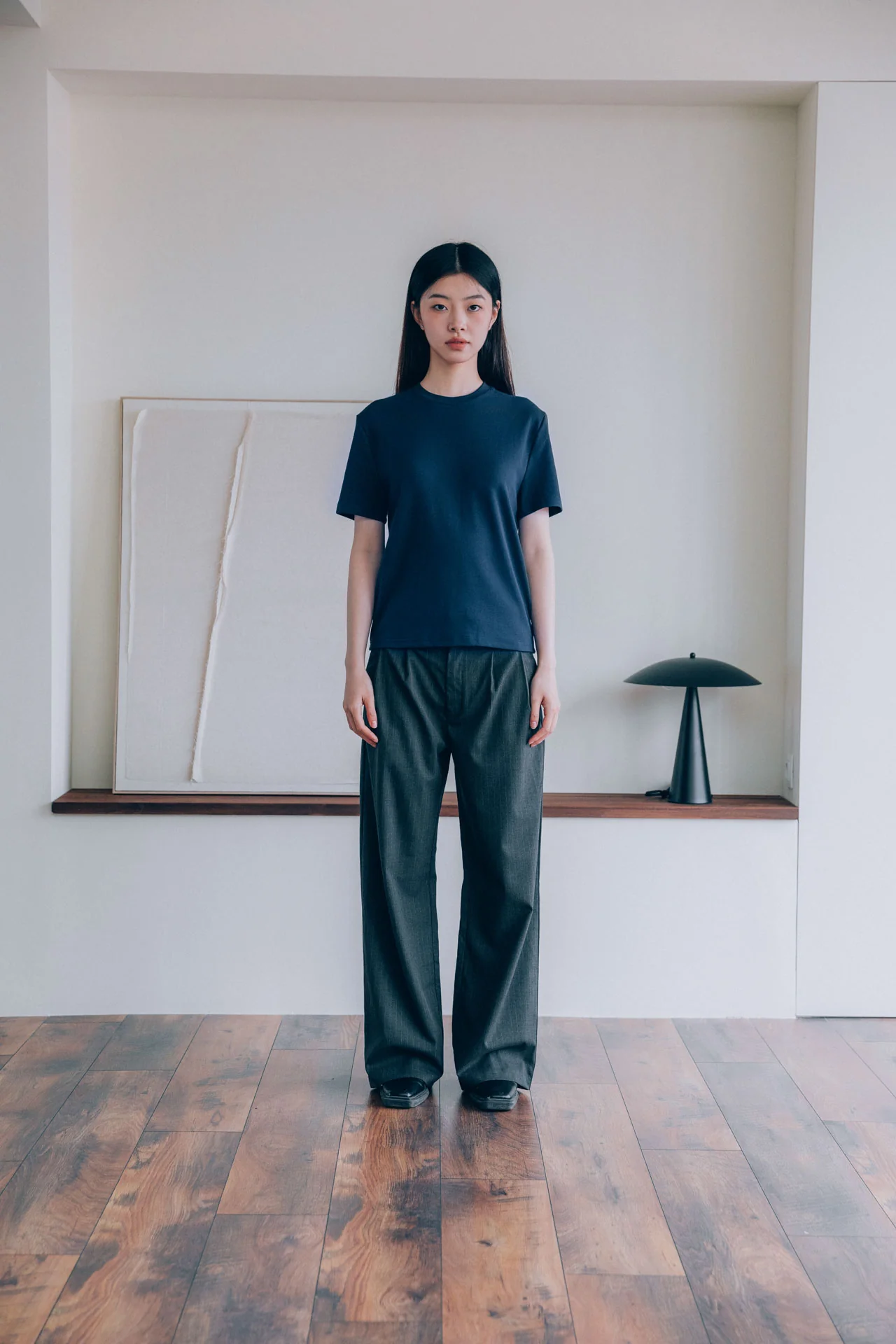 Brando Fitted T-Shirt, Navy - Image 7