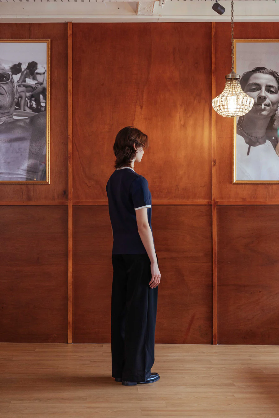 Brando T-Shirt, Navy Ringer - Image 12