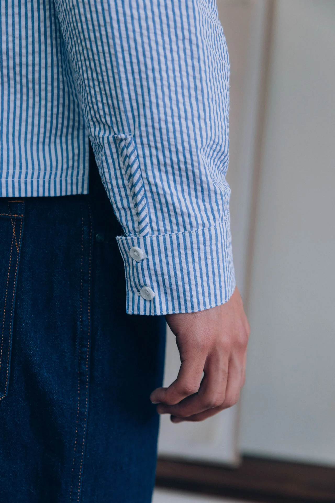 Calvin Seersucker Shirt - Image 17