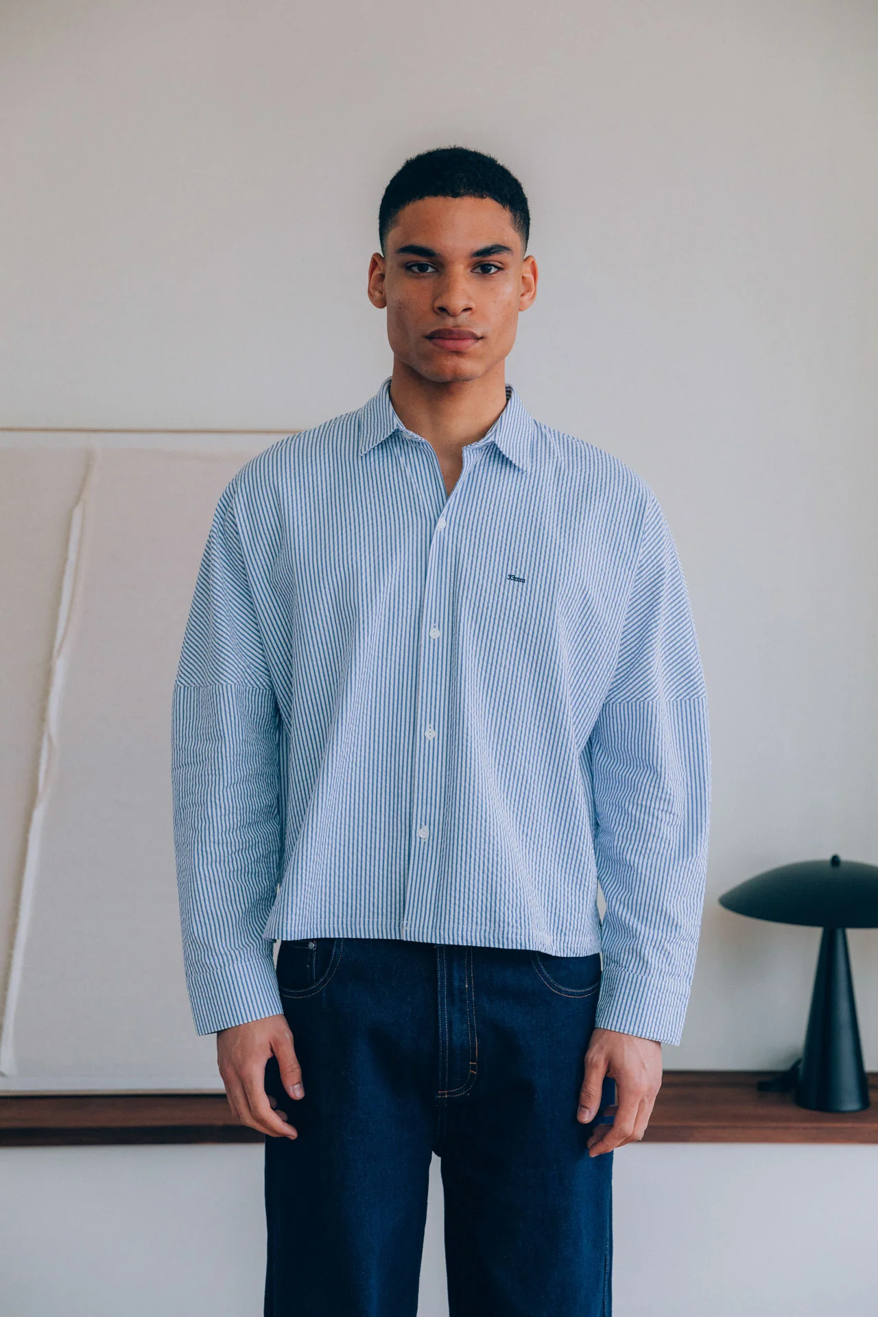 Calvin Seersucker Shirt - Image 9