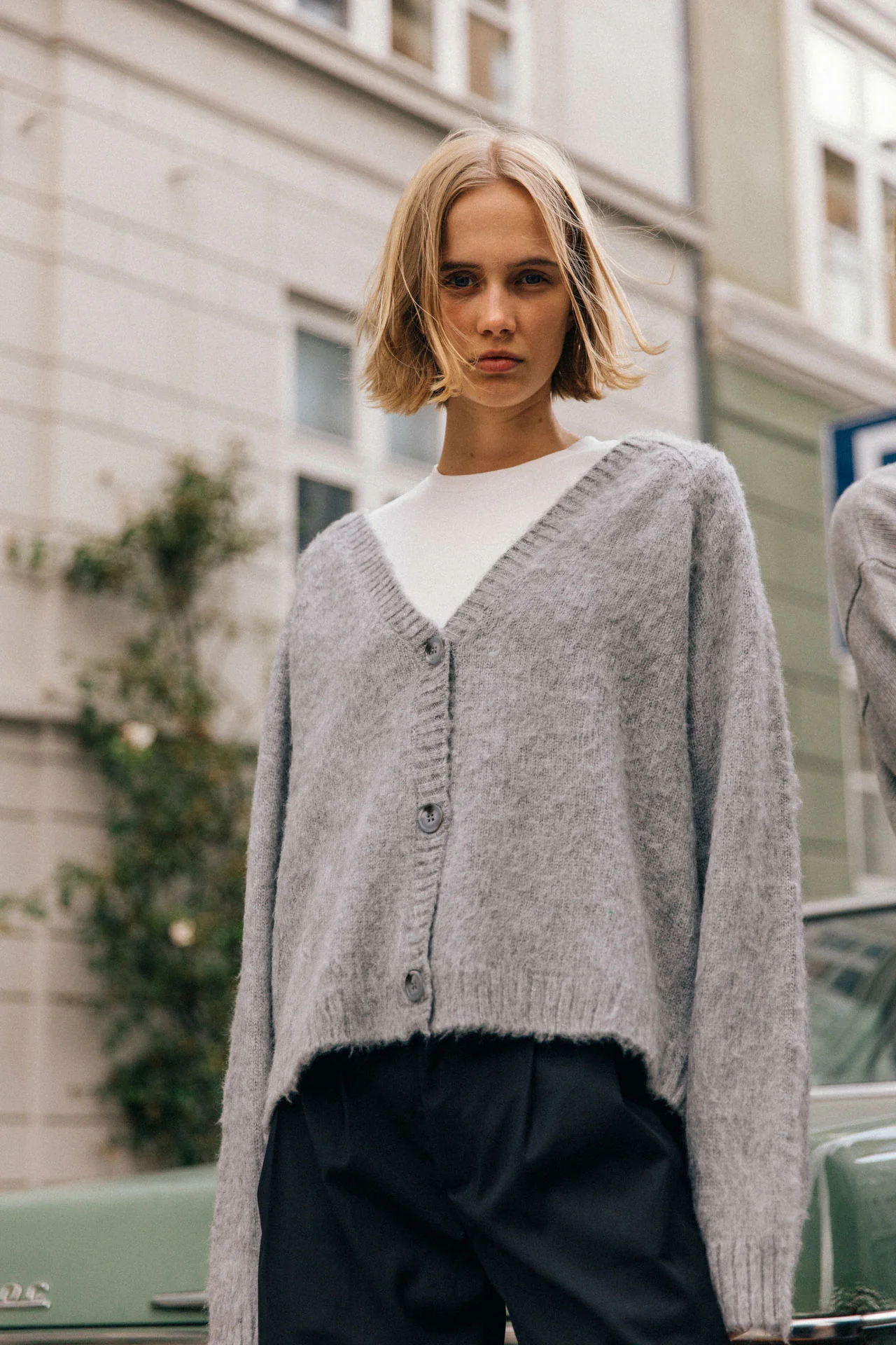 Cleo Cardigan, Grey - Image 11