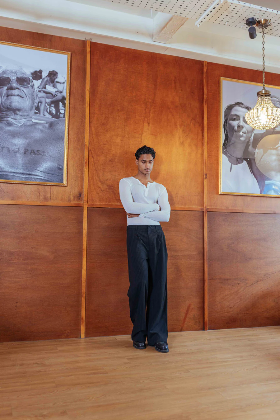 Dylan Trousers, Black Stripe - Image 10