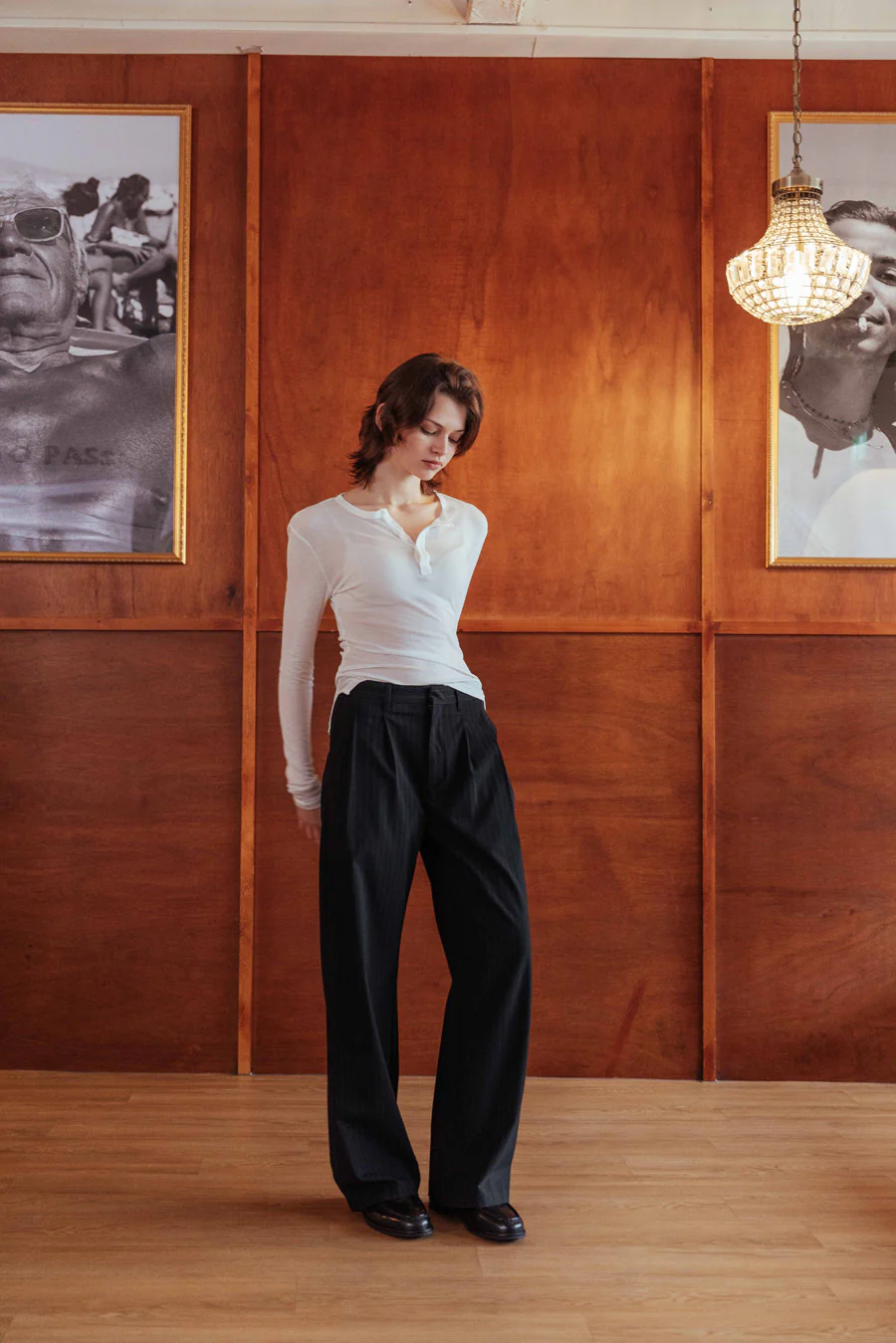 Dylan Trousers, Black Stripe - Image 11