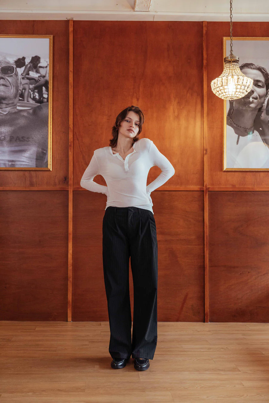 Dylan Trousers, Black Stripe - Image 12