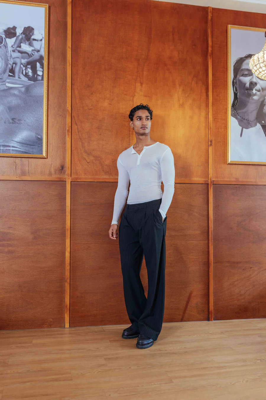 Dylan Trousers, Black Stripe - Image 5