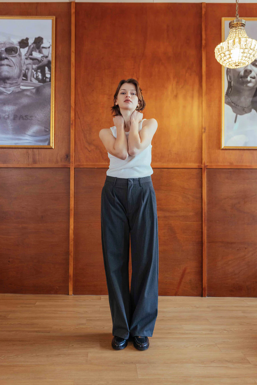 Dylan Trousers, Grey Stripe - Image 8