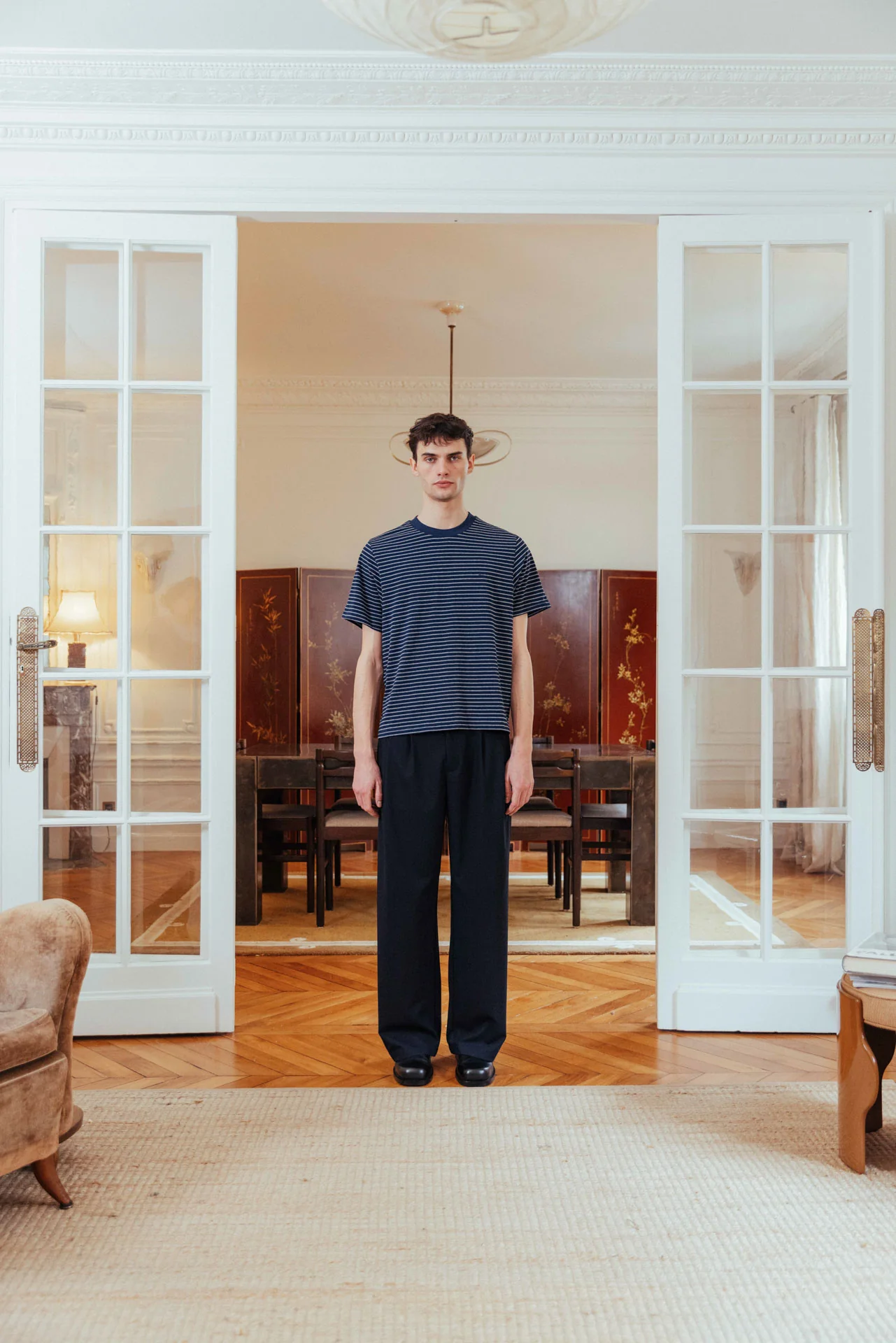 Dylan Trousers, Navy - Image 3