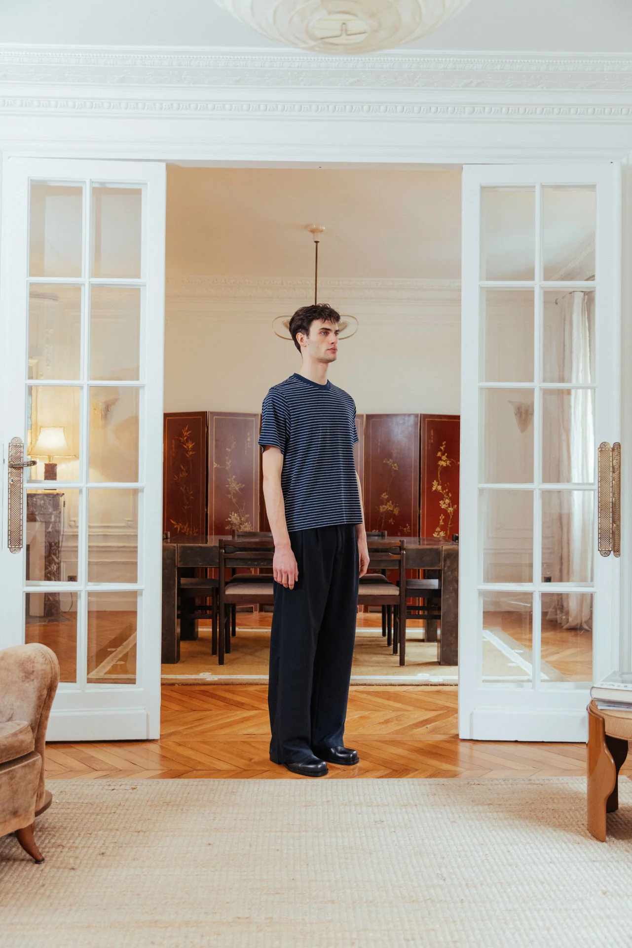 Dylan Trousers, Navy - Image 4