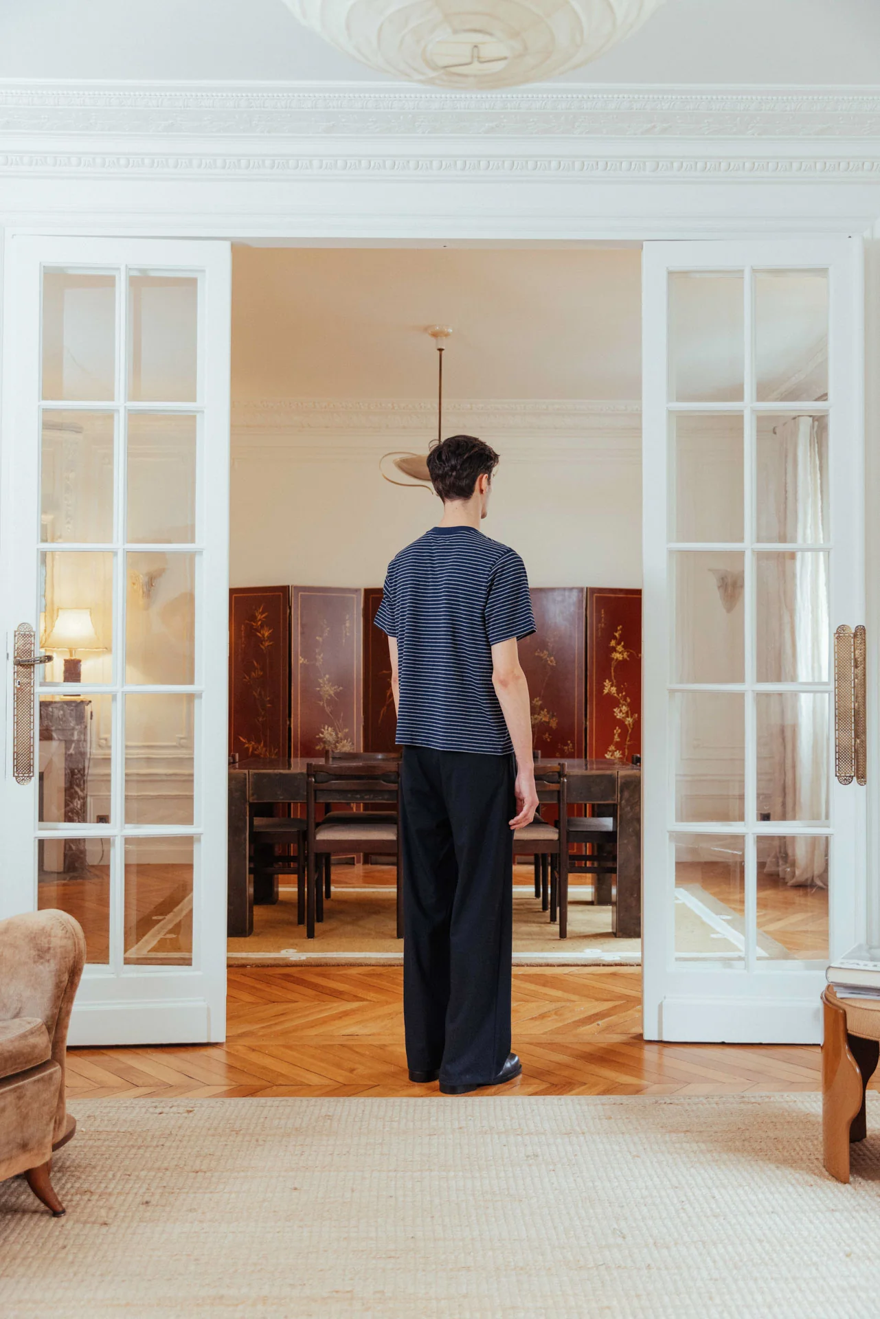 Dylan Trousers, Navy - Image 5