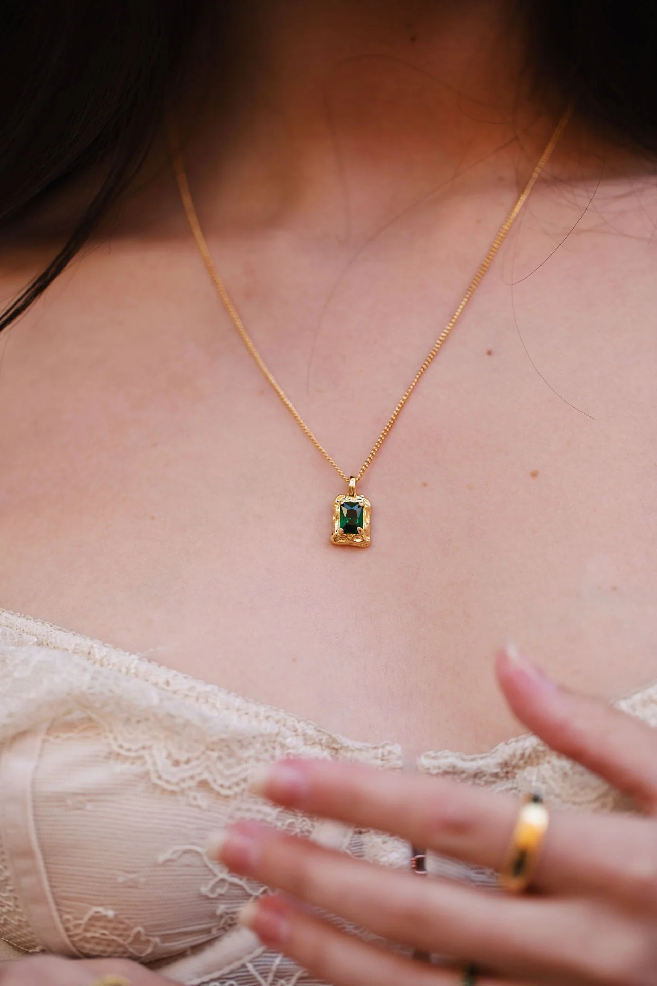 Elijah Necklace, Gold - Image 3