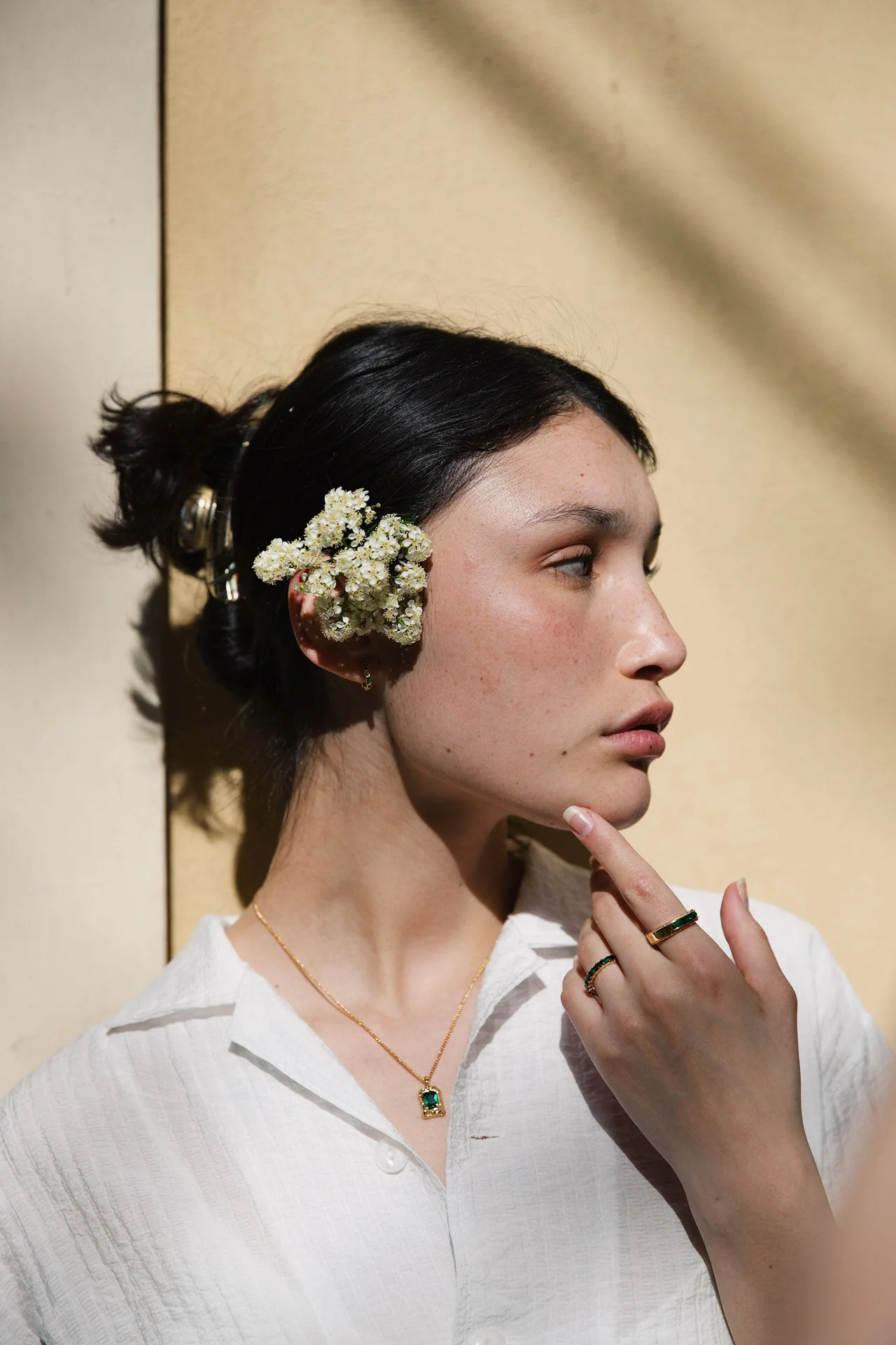 Elijah Necklace, Gold - Image 4