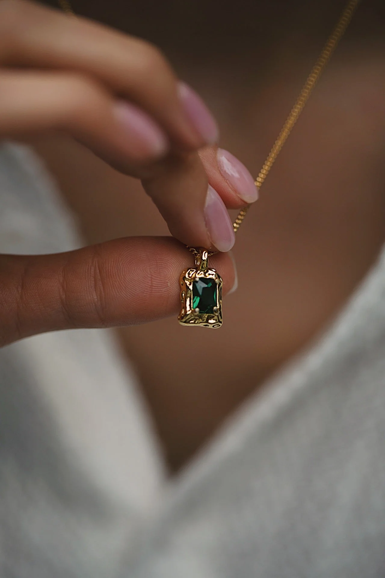 Elijah Necklace, Gold - Image 6