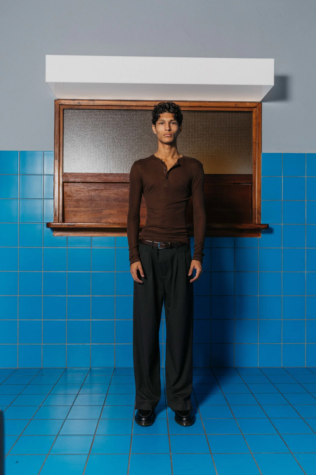Hugh Tencel Henley, Brown - Image 3