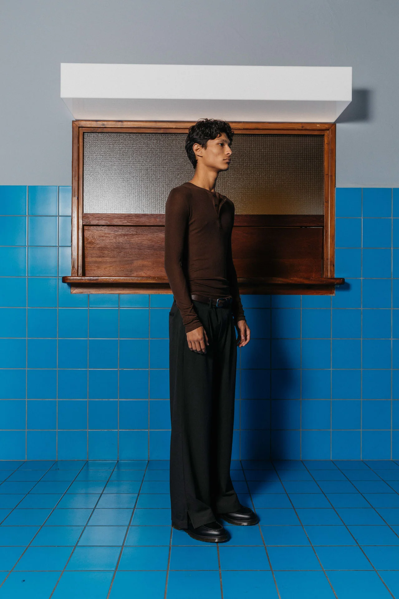 Hugh Tencel Henley, Brown - Image 4