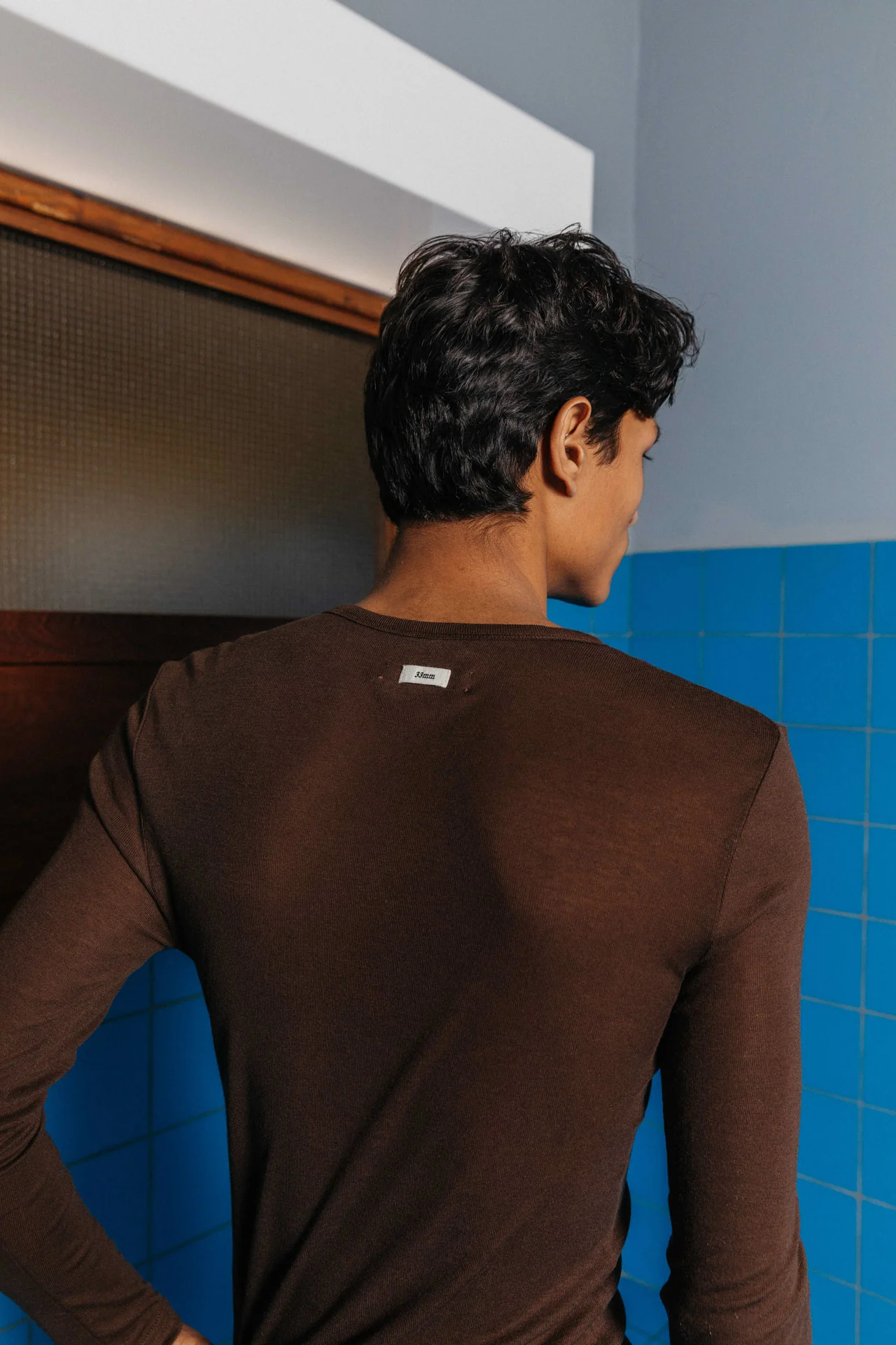 Hugh Tencel Henley, Brown - Image 7