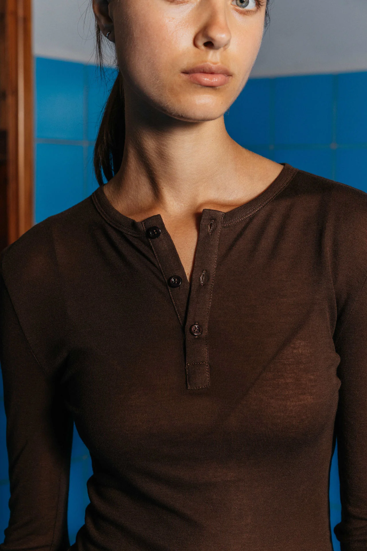 Hugh Tencel Henley, Brown - Image 9