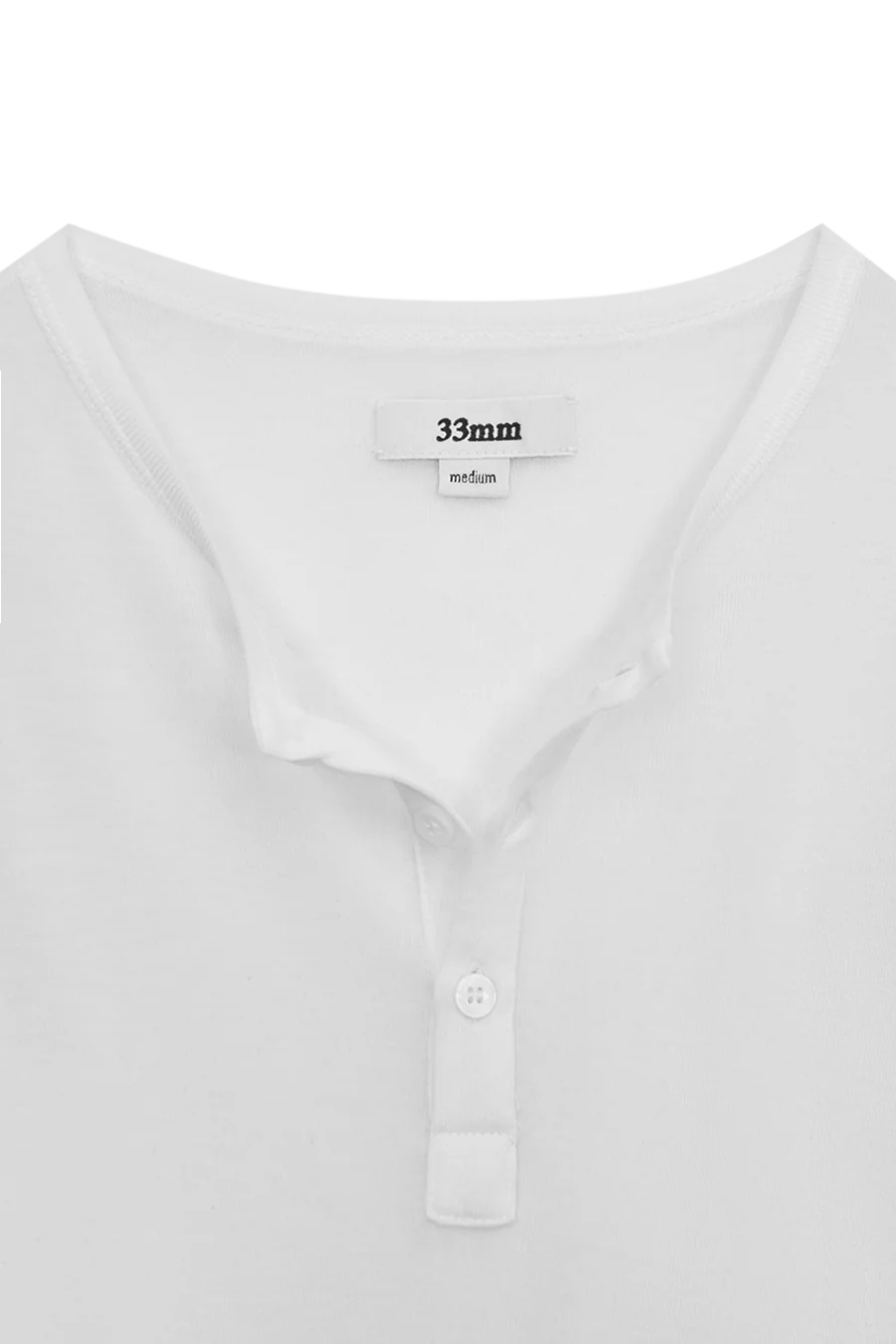 Hugh Tencel Henley, White - Image 19