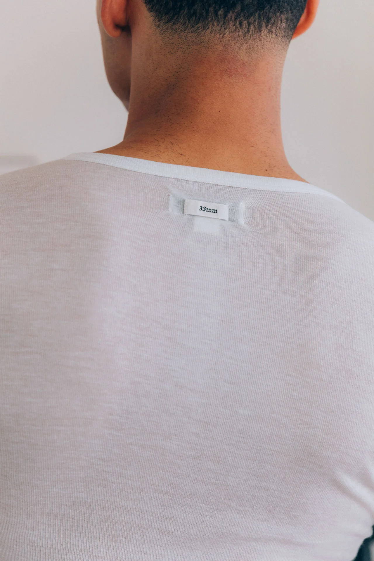 Hugh Tencel Henley, White - Image 8