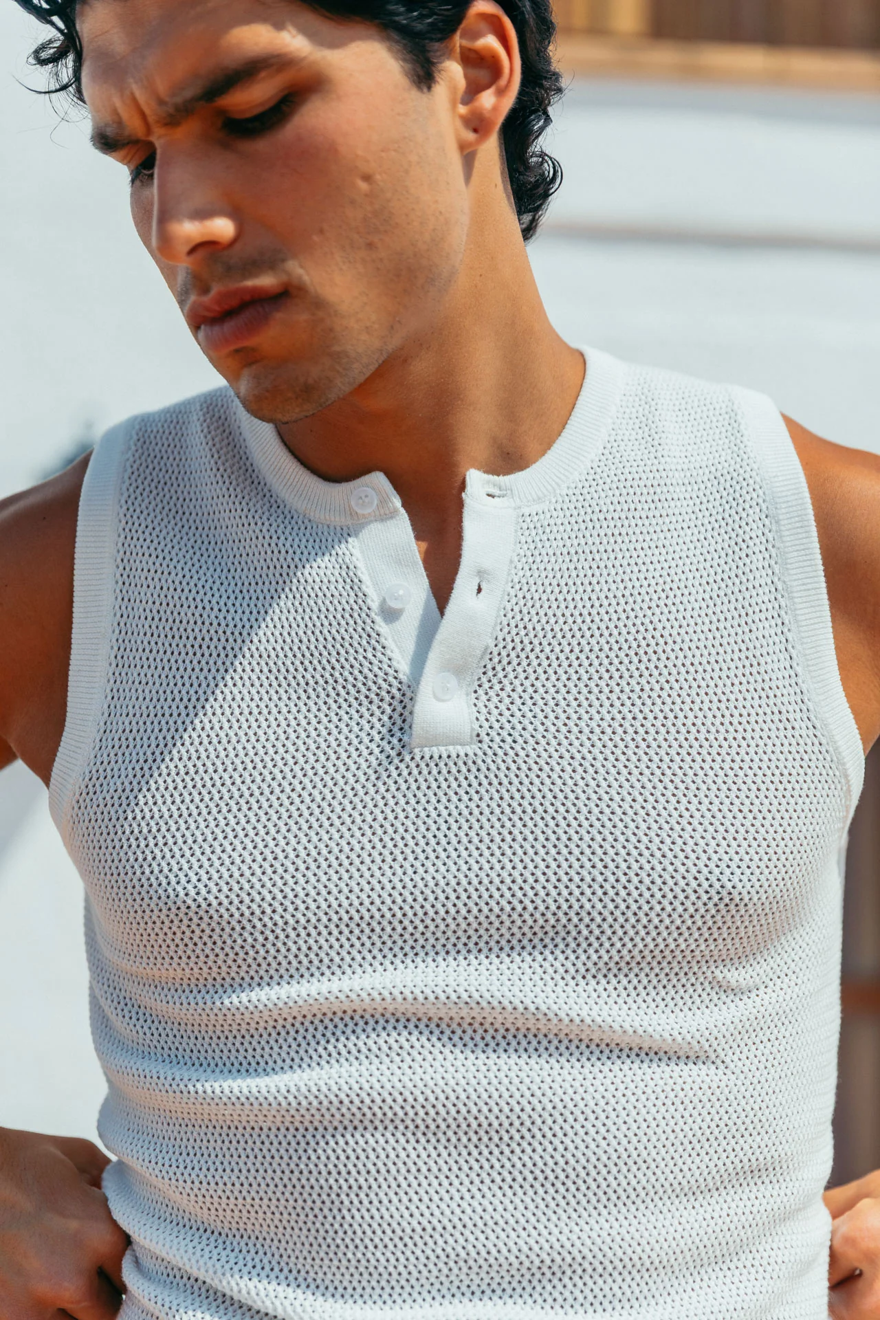 Ivan Fitted Knit Tank - Image 6
