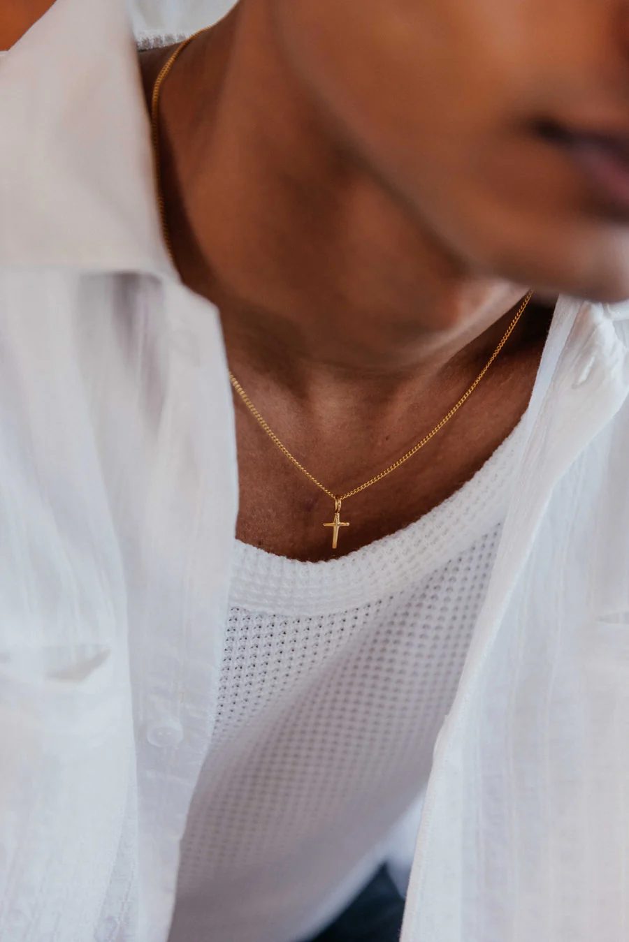 Laszlo Necklace, Gold - Image 3