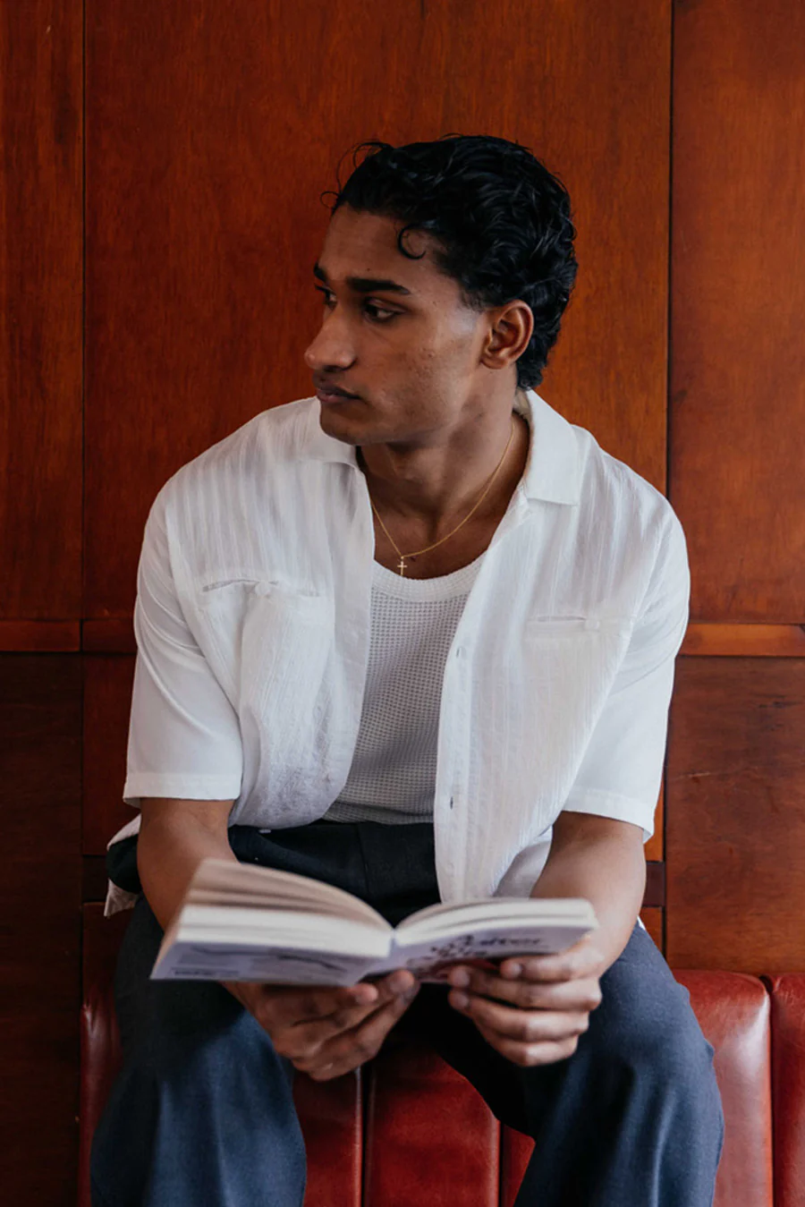 Laszlo Necklace, Gold - Image 5