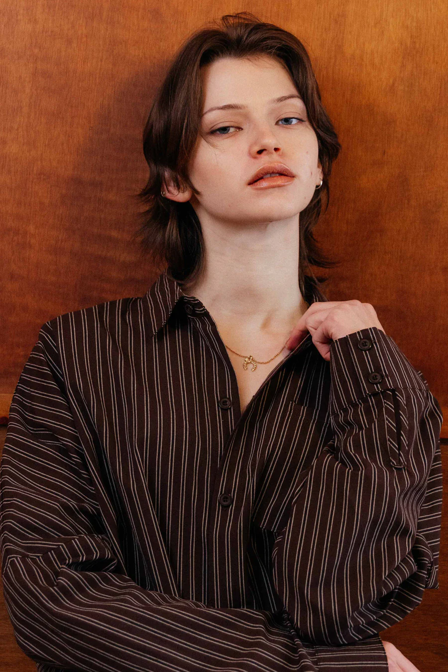 Medgar Necklace, Gold - Image 5