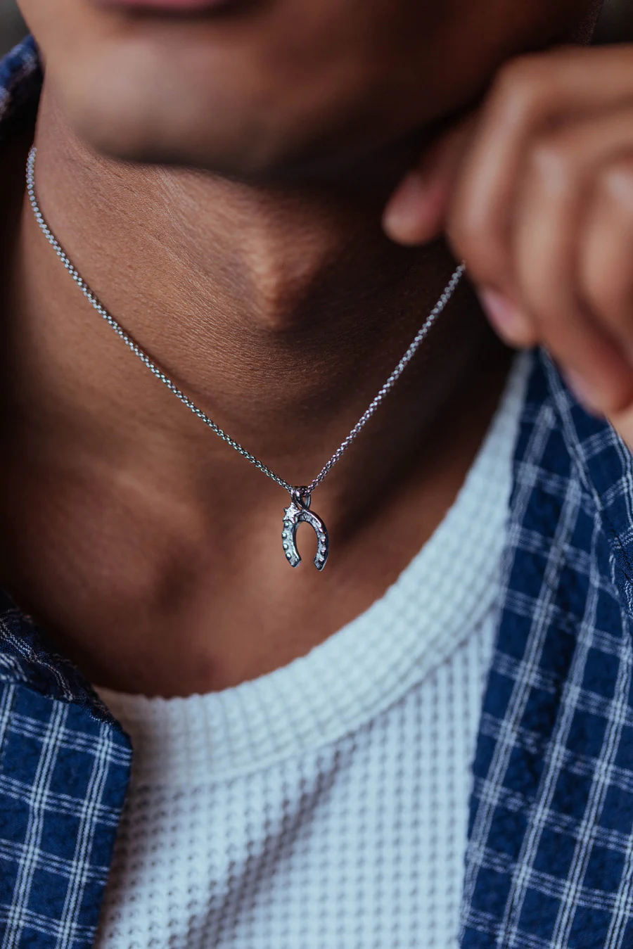 Medgar Necklace, Silver - Image 4