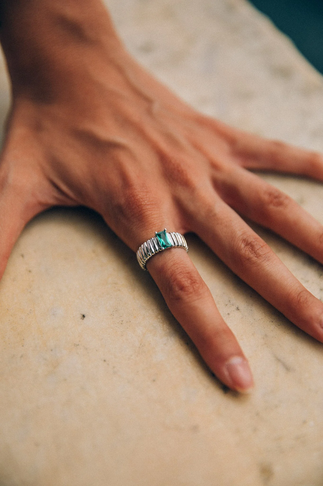 Mila Ring, Silver - Image 3