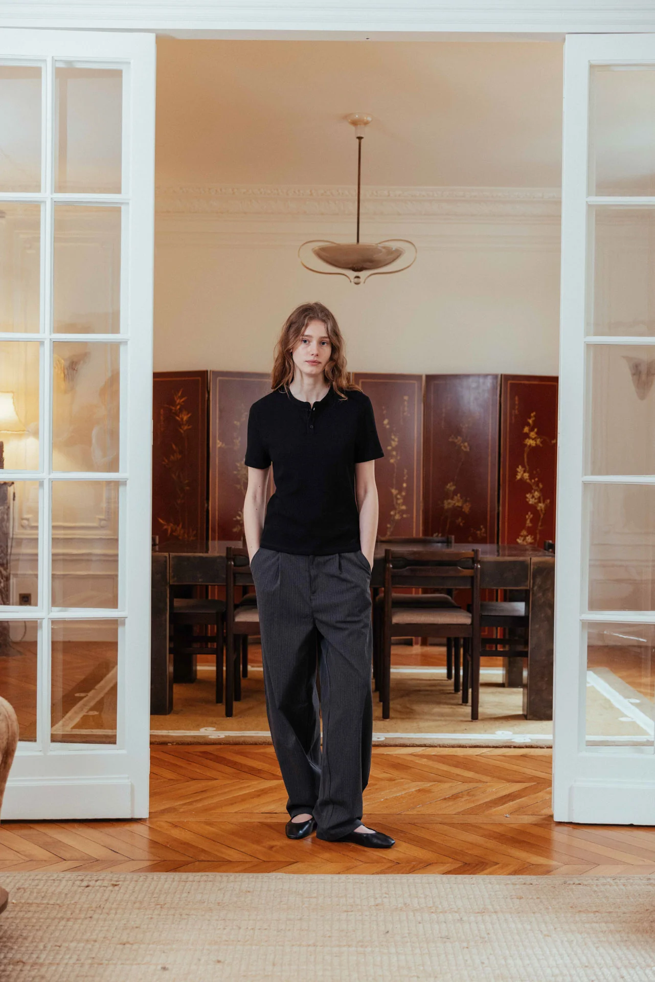 Nils Henley T-Shirt, Black - Image 10