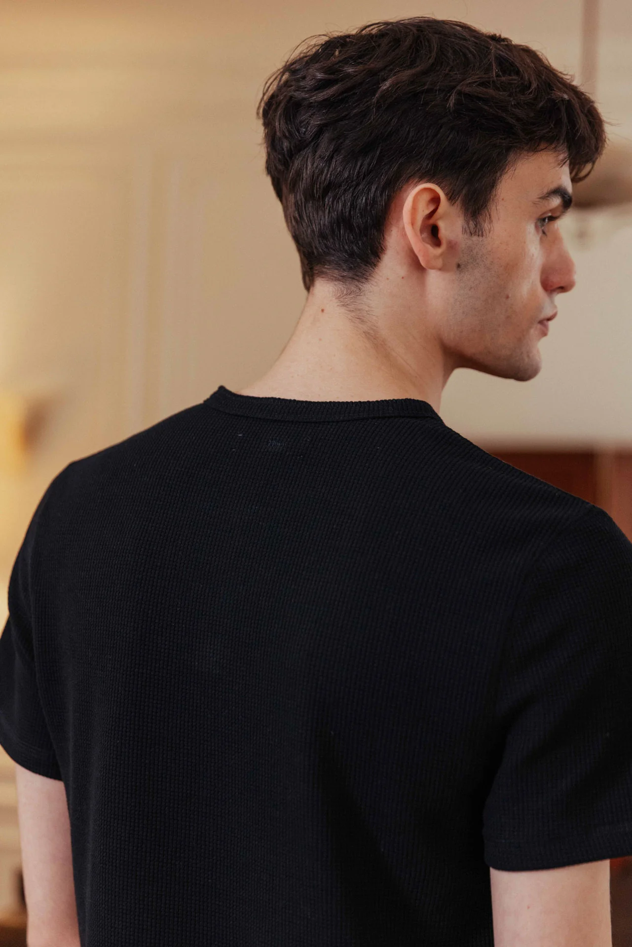 Nils Henley T-Shirt, Black - Image 6