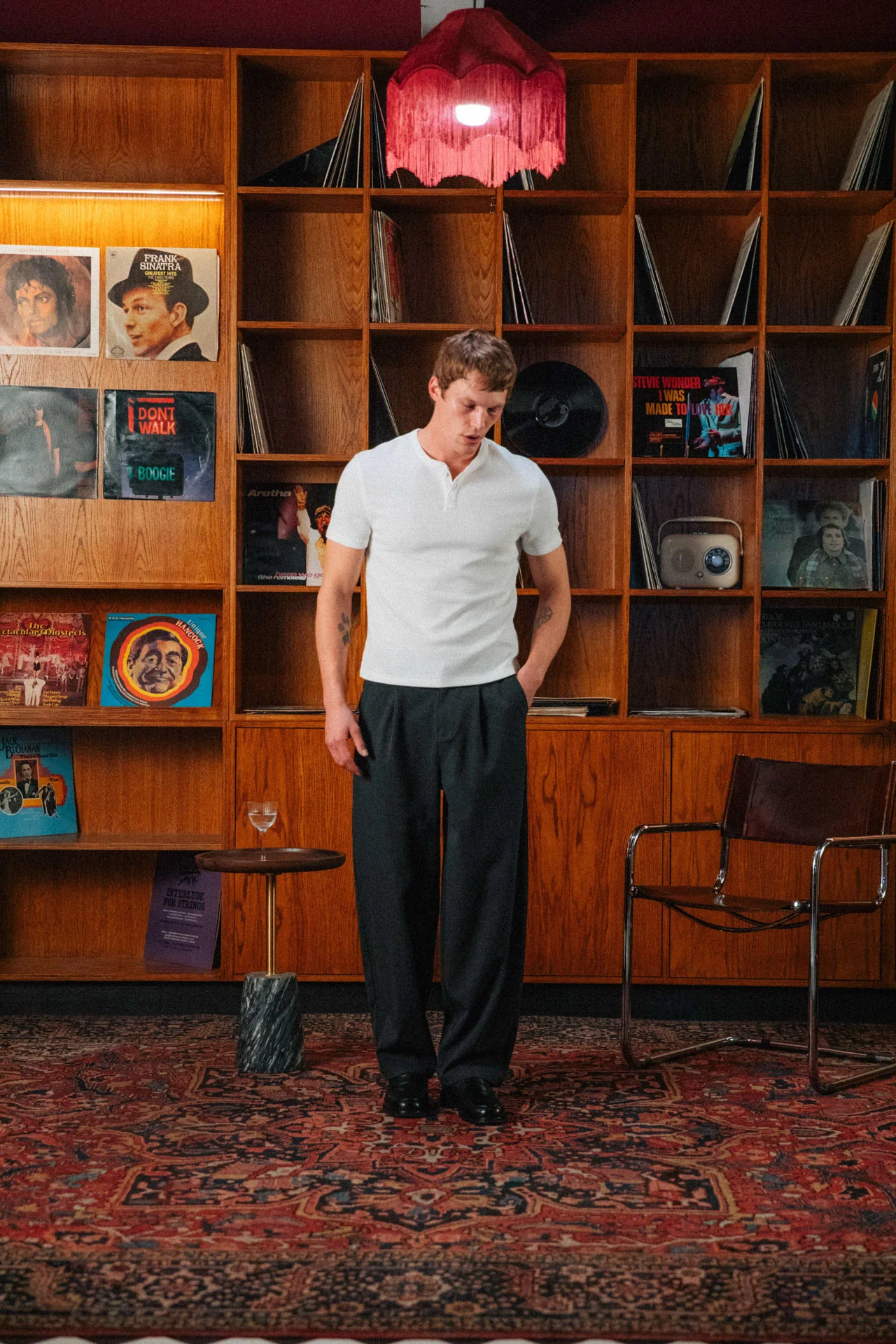 Nils Henley T-Shirt, White - Image 3