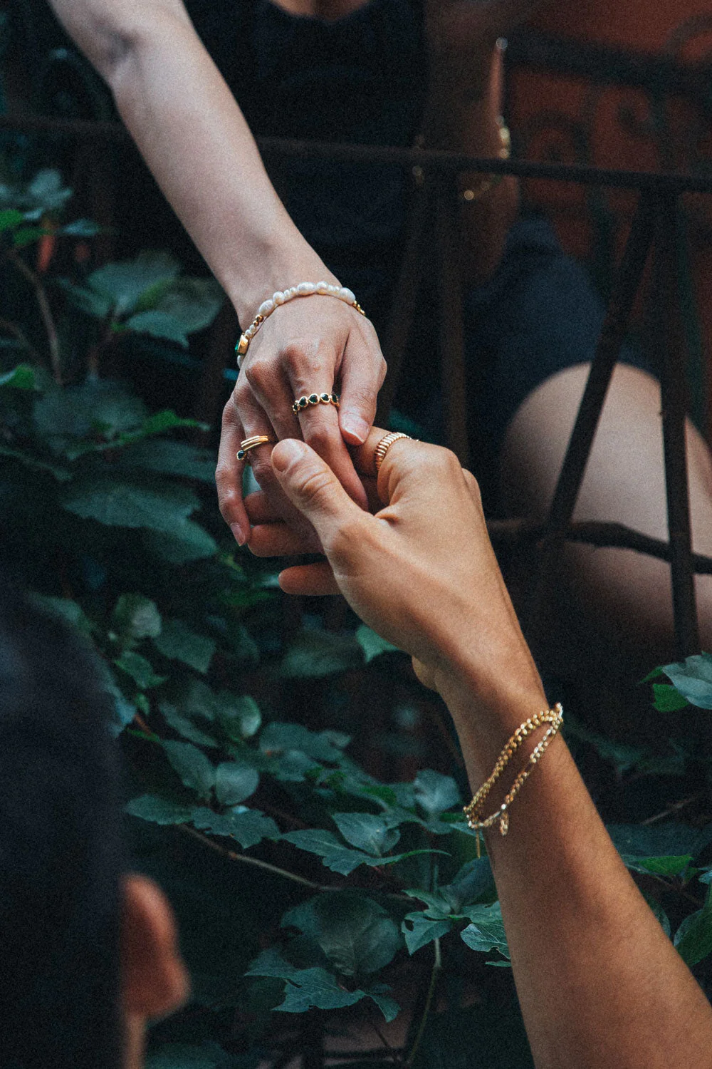 Paris Ring, Green/Gold - Image 6