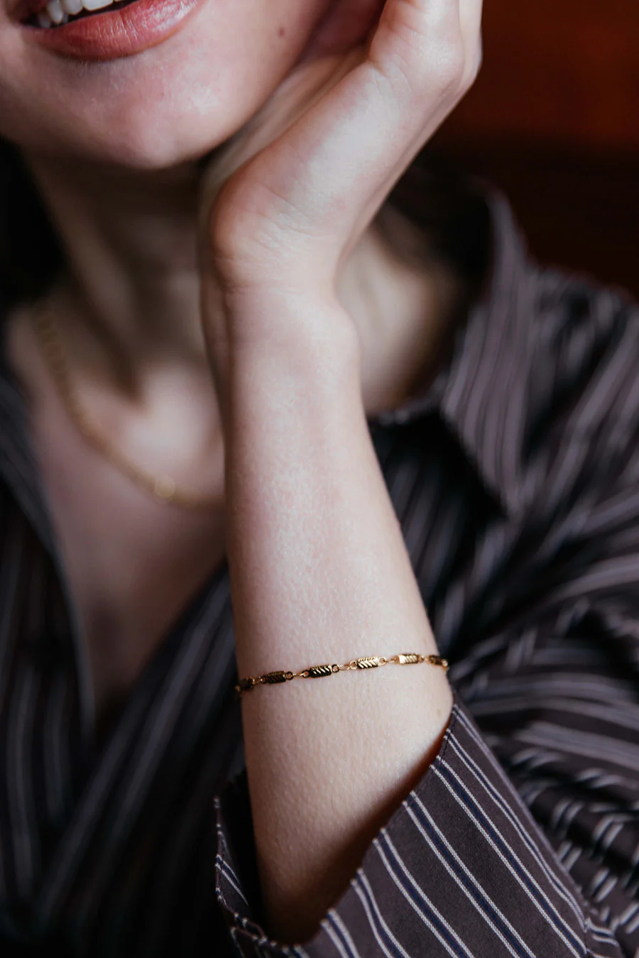 Vita Bracelet, Gold - Image 4